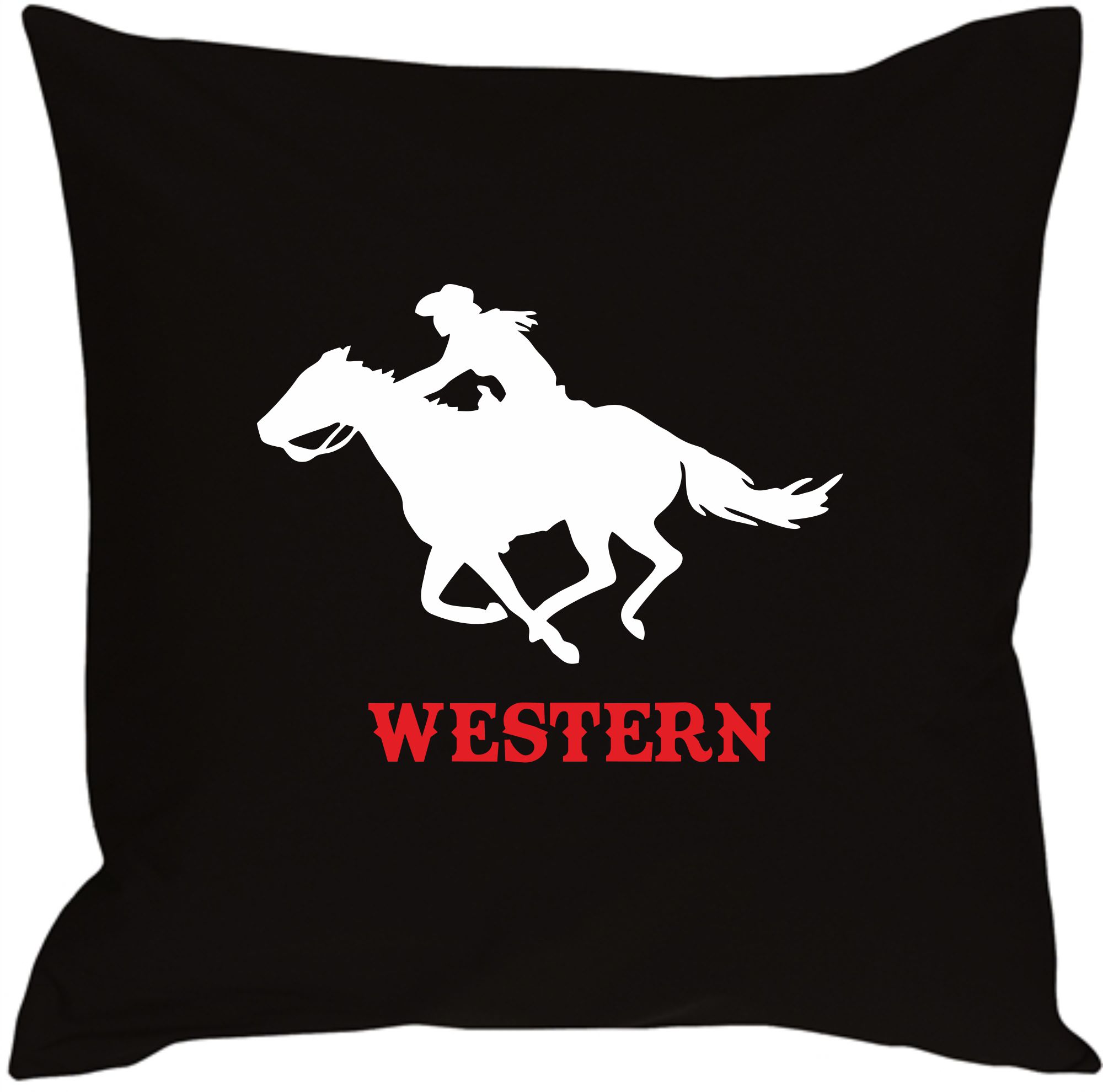 Polštář westernová jezdkyně
