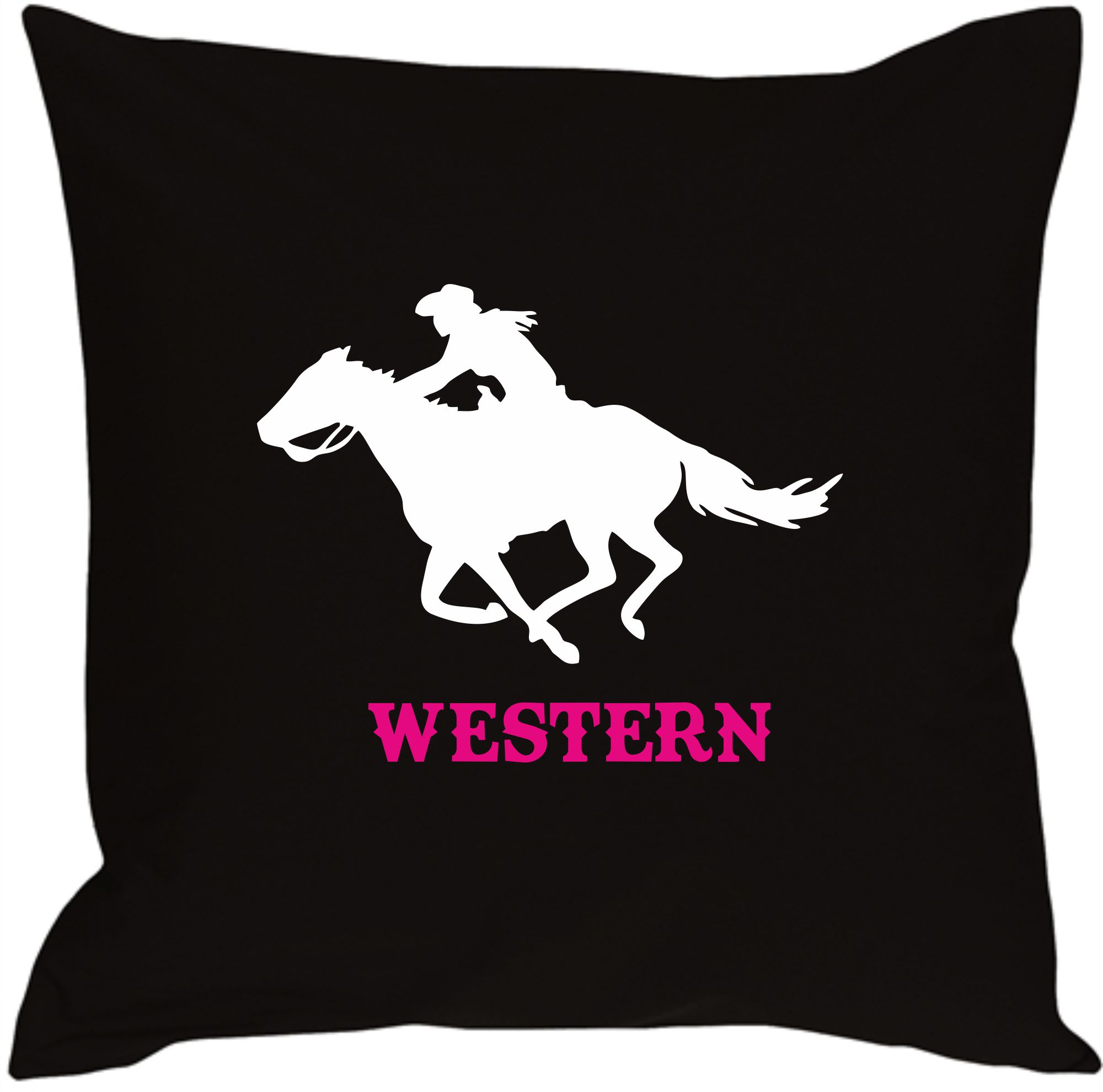 Polštář westernová jezdkyně