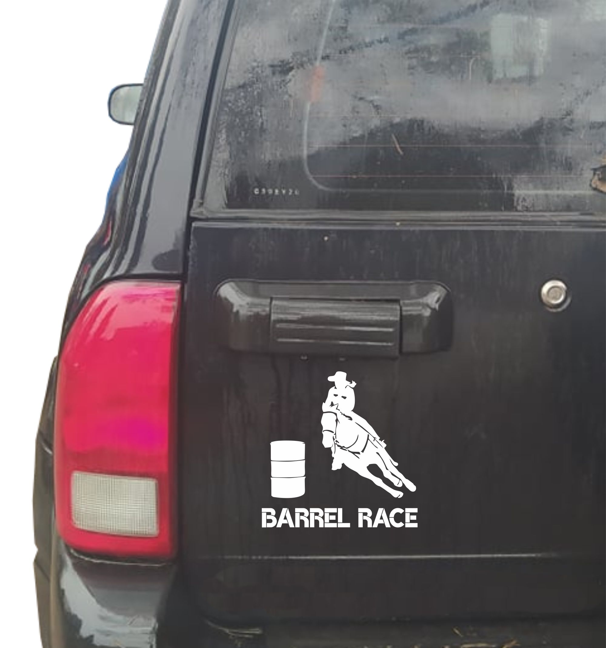 Samolepka barrel race
