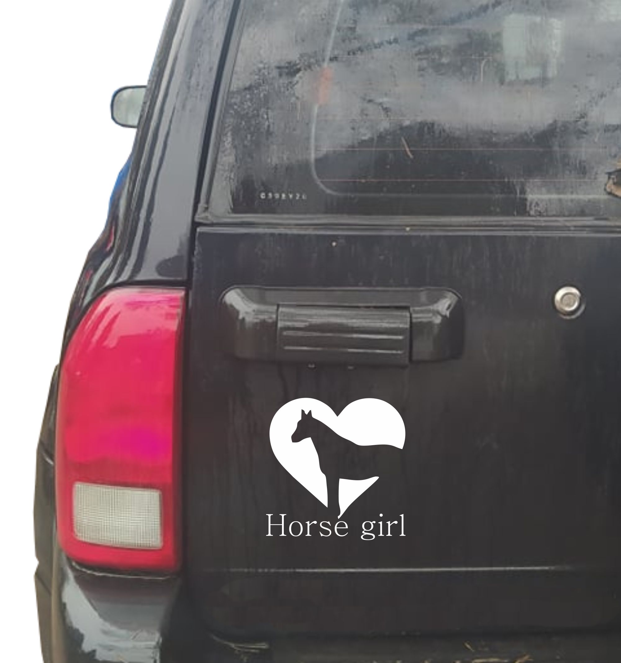 Samolepka horse girl