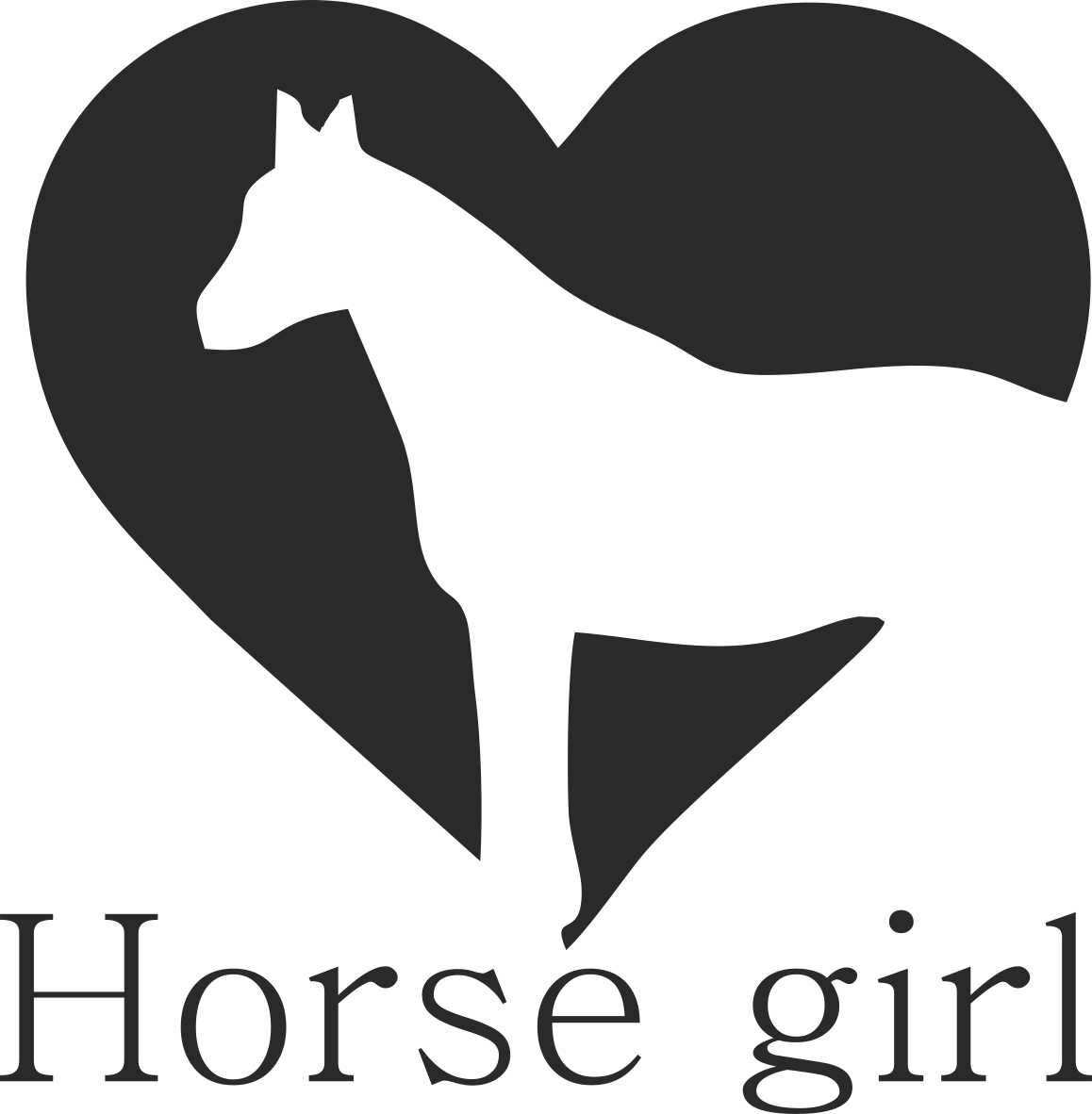 Samolepka horse girl