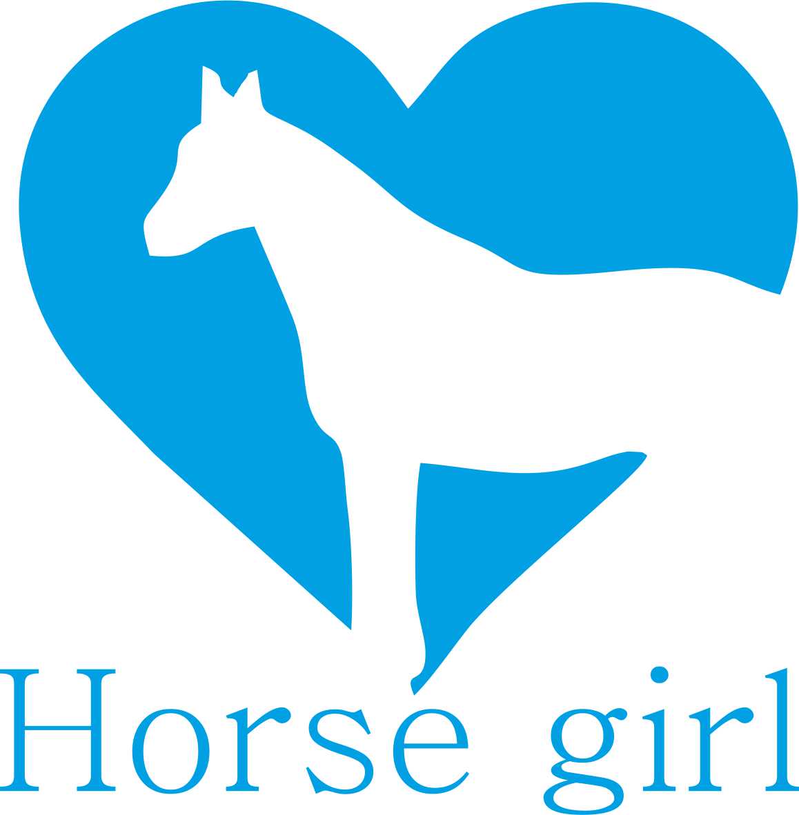 Samolepka horse girl