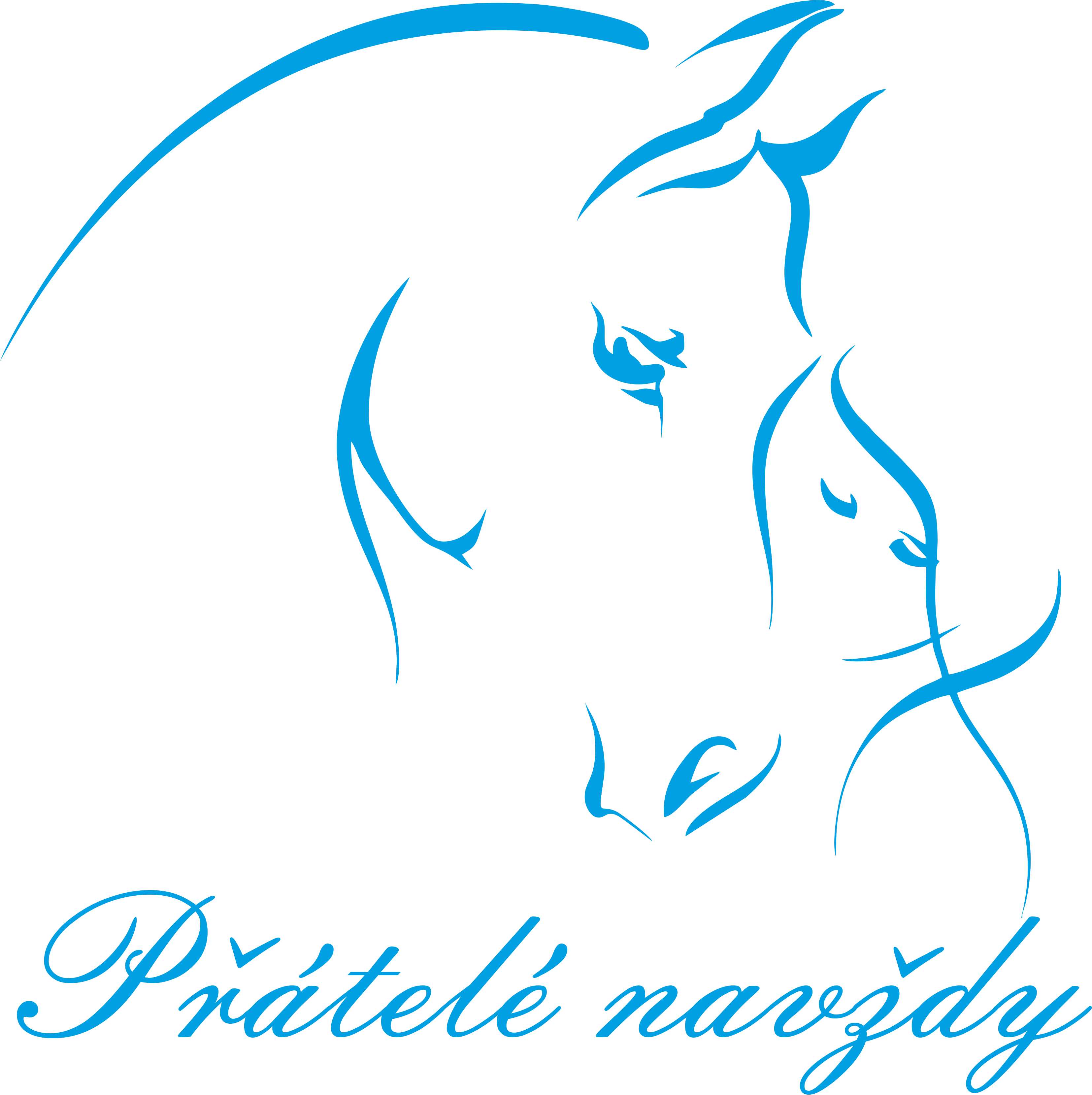 Samolepka přátelé navždy