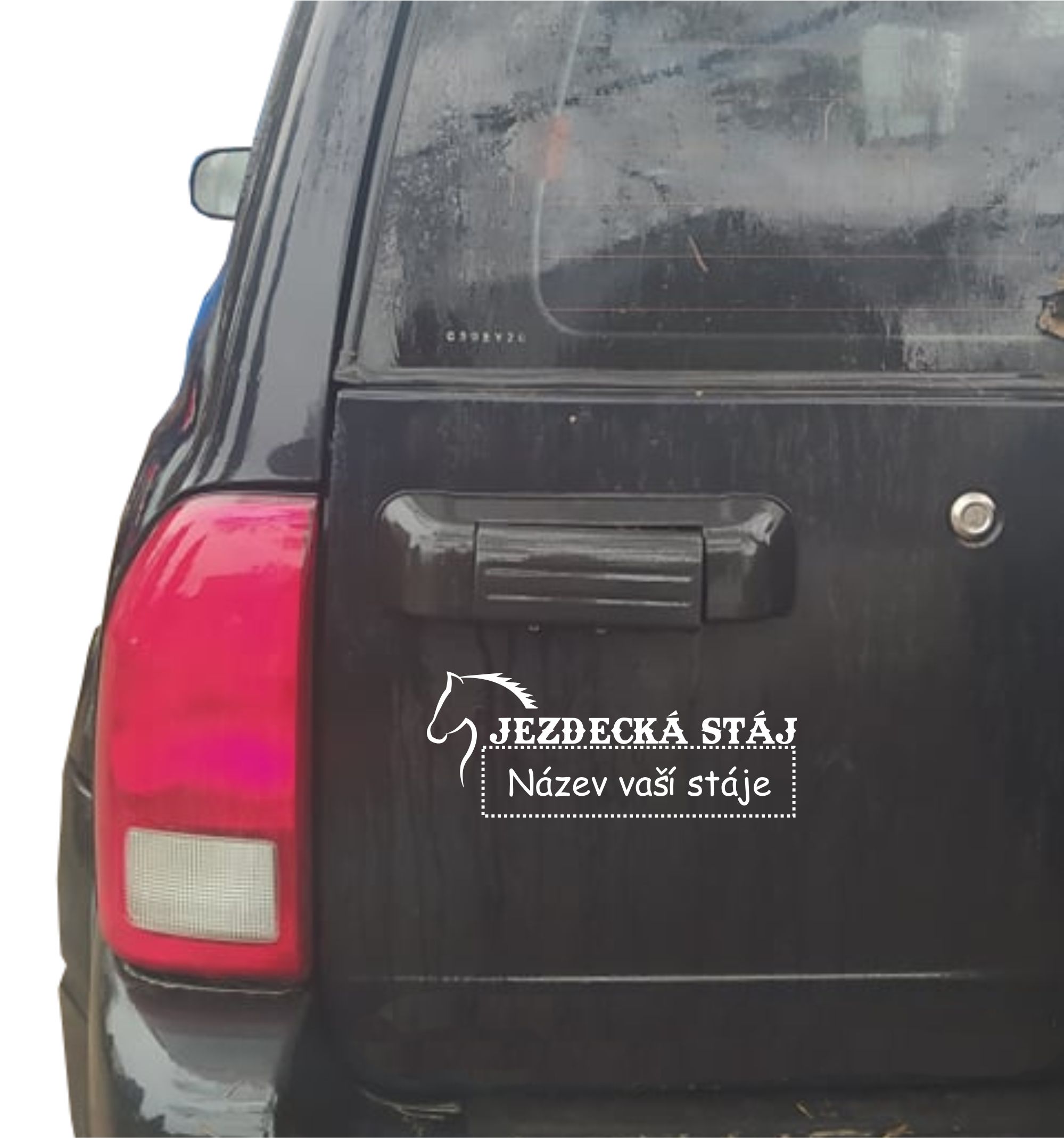 Samolepka název vaší stáje