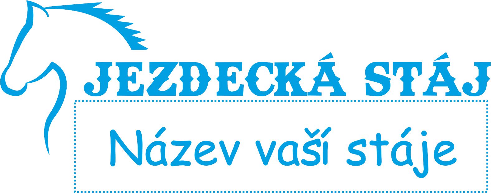 Samolepka název vaší stáje