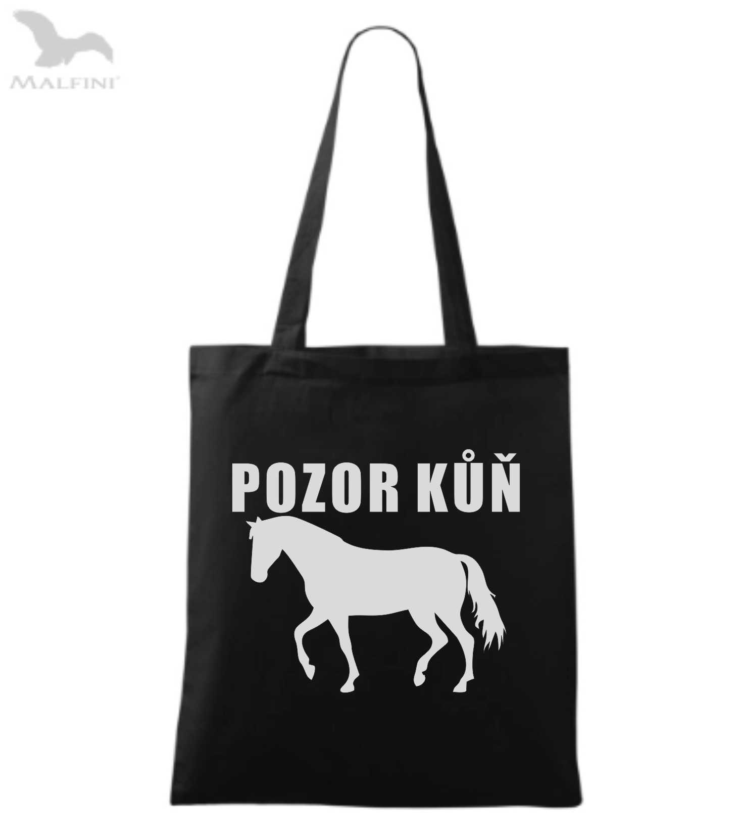 Látková taška pozor kůň