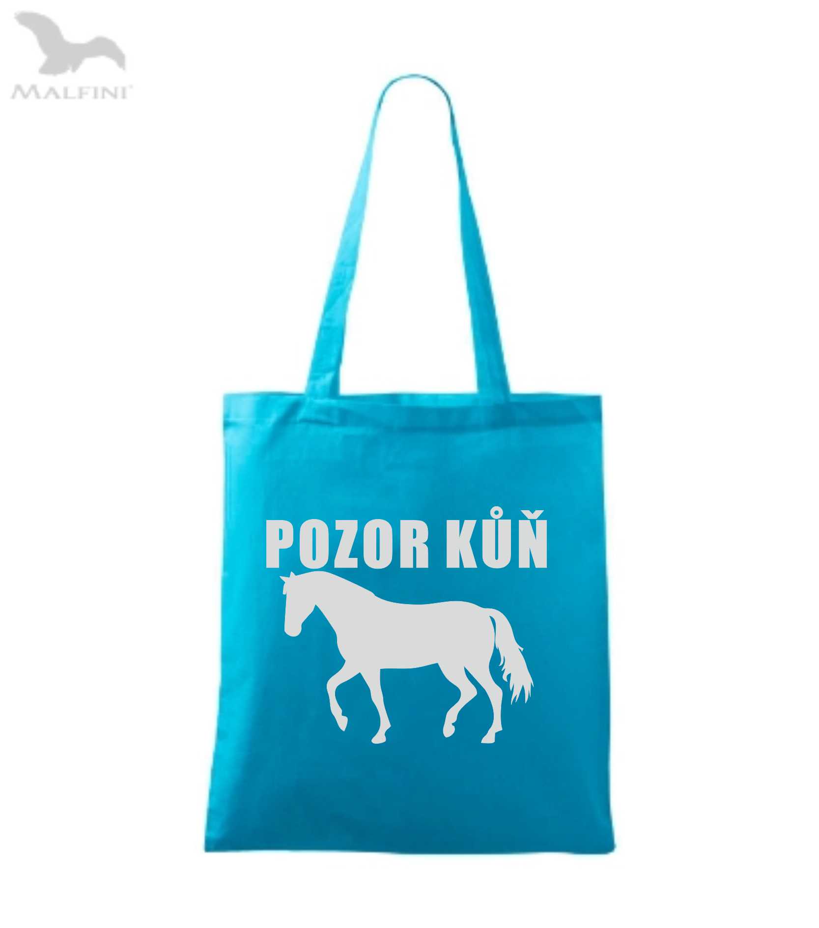 Látková taška pozor kůň