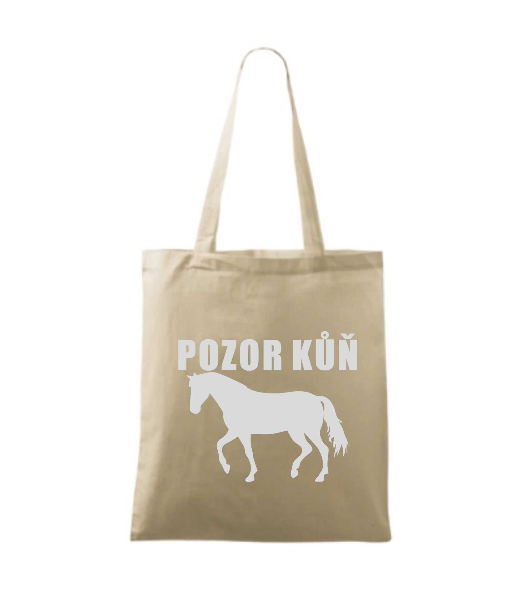Látková taška pozor kůň