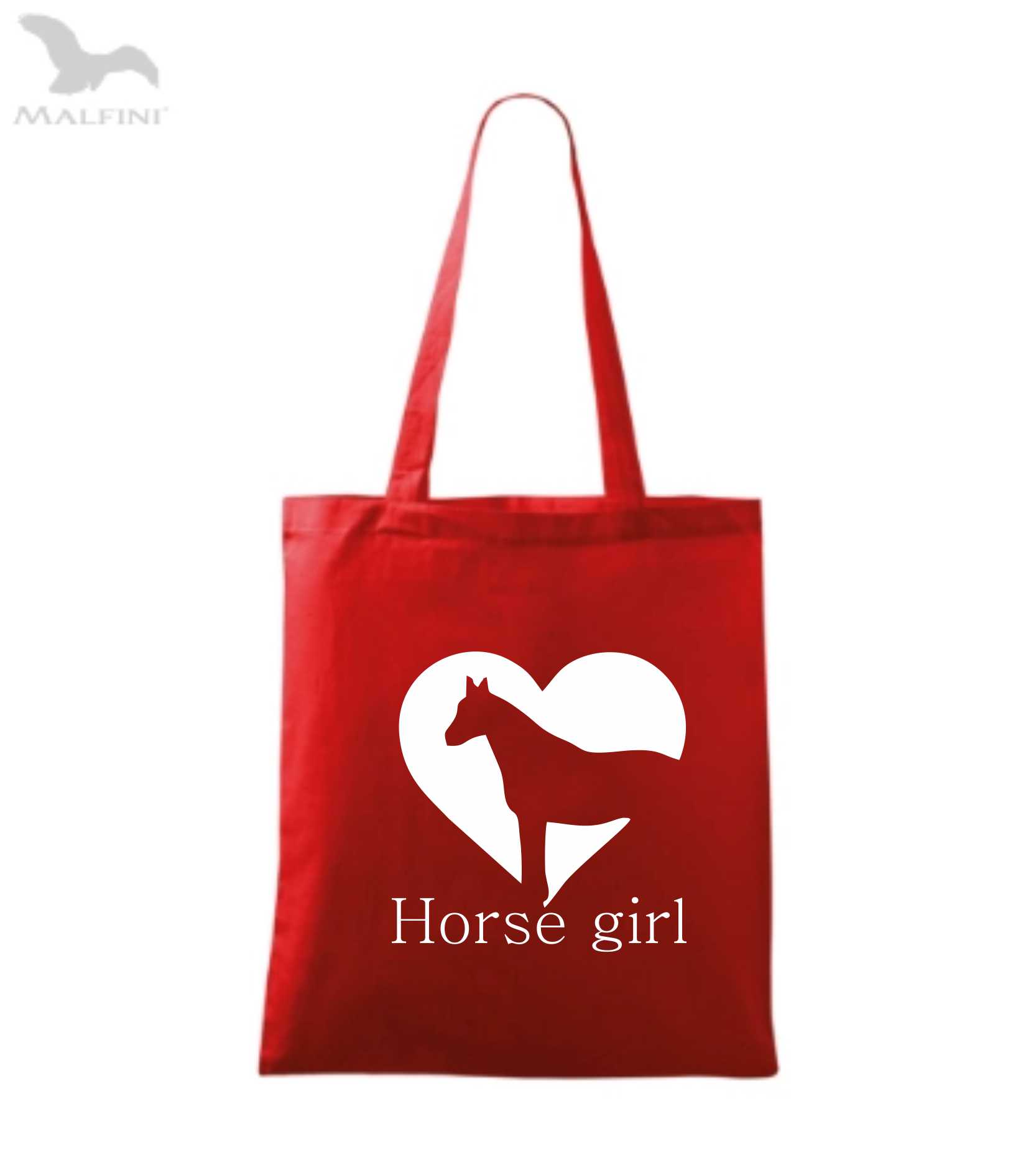 Látková taška s motivem horse girl