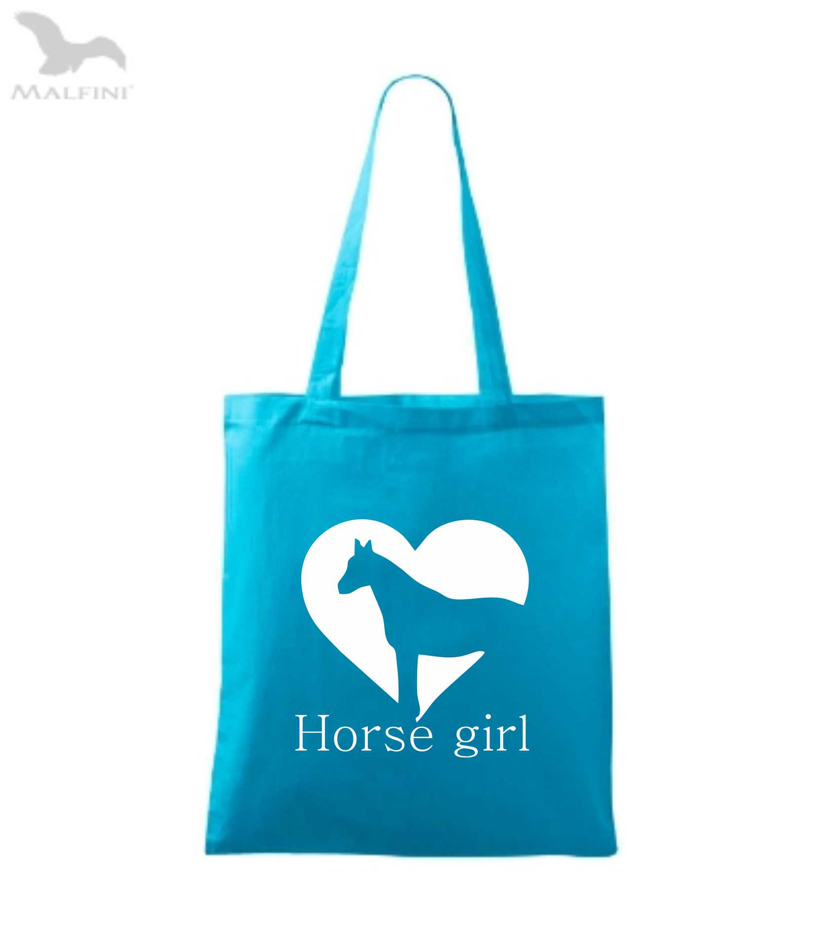 Látková taška s motivem horse girl