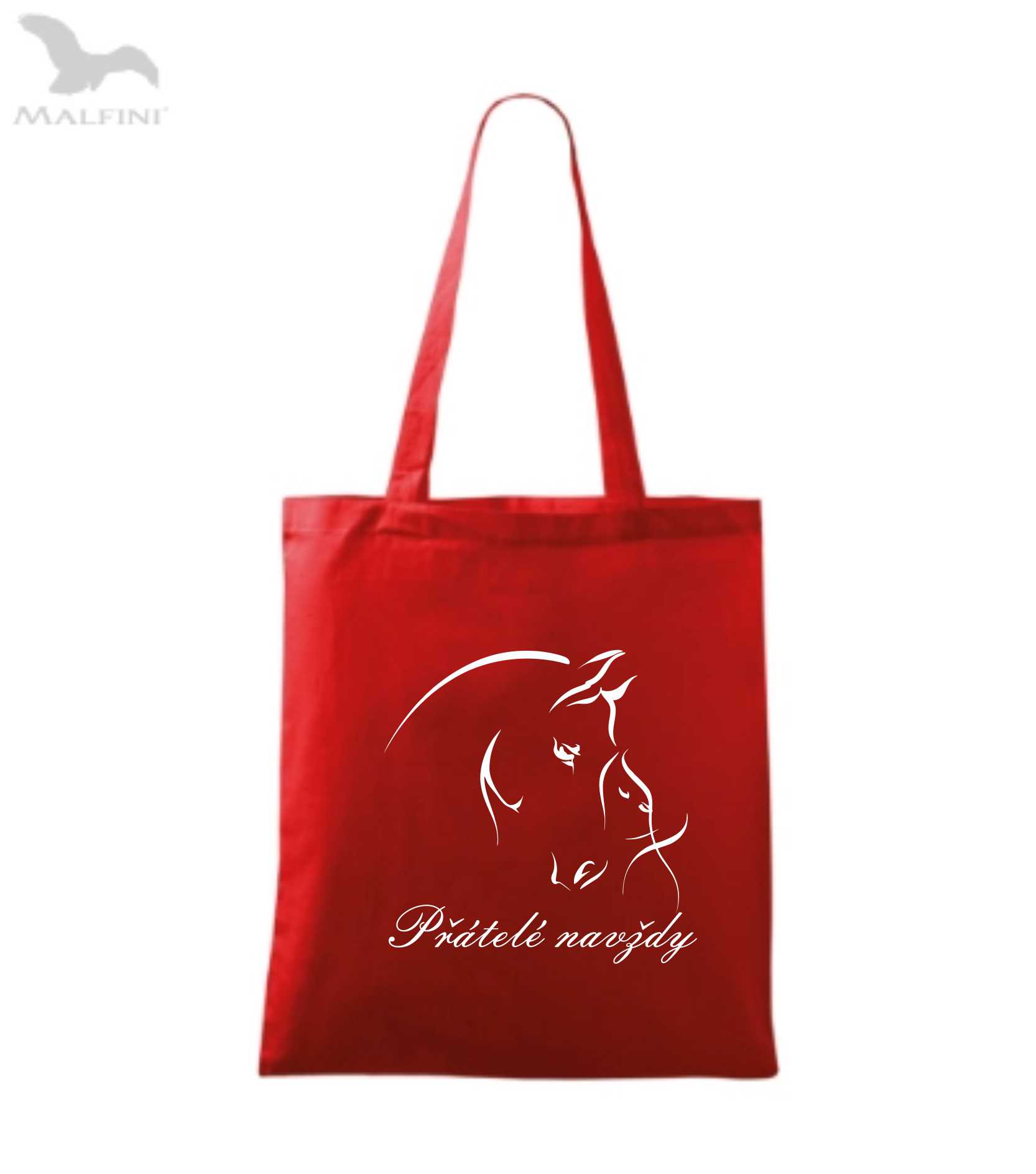 Látková taška s motivem přátelé navždy