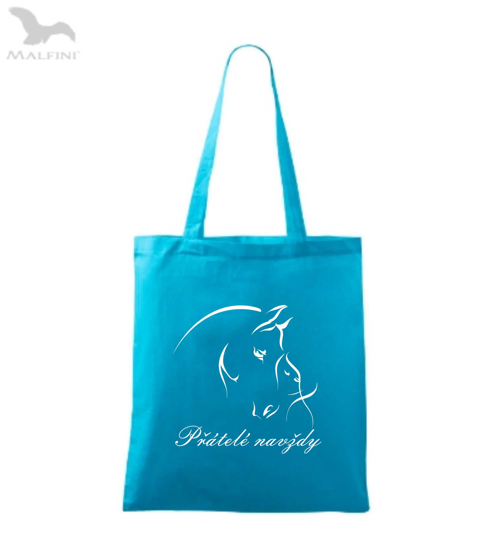 Látková taška s motivem přátelé navždy