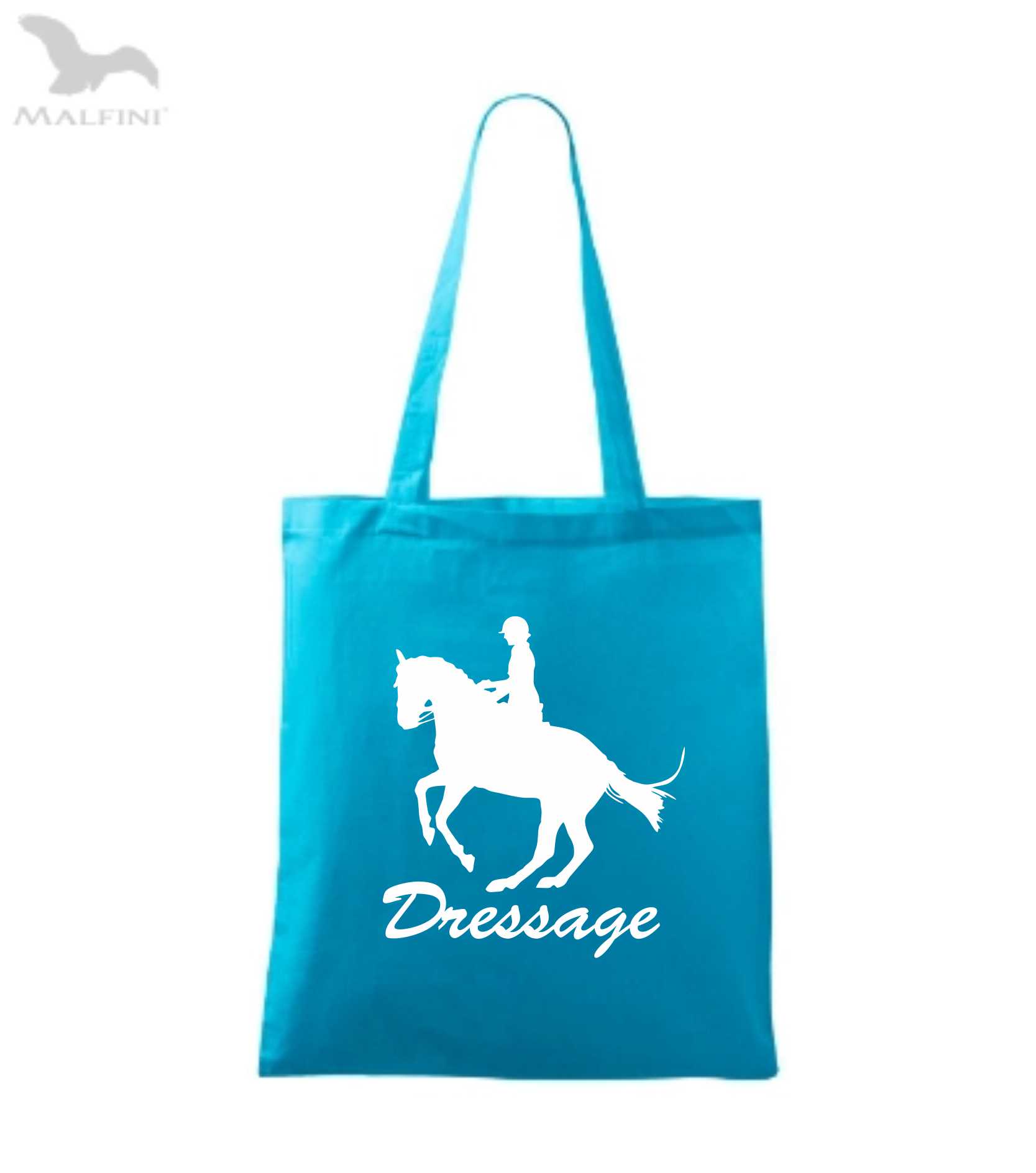 Látková taška s motivem dressage