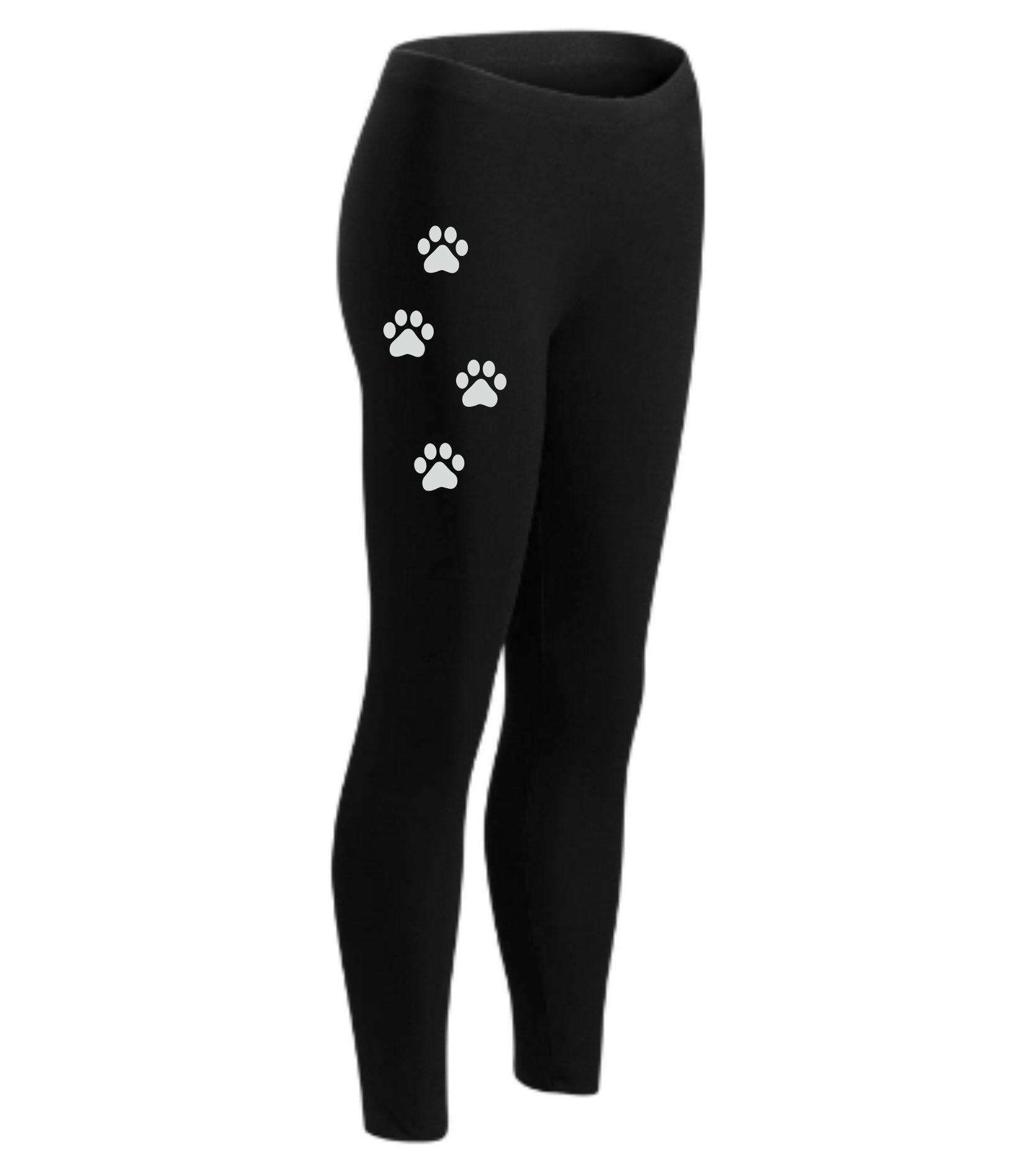 Legíny s motivem psích stop - reflexní