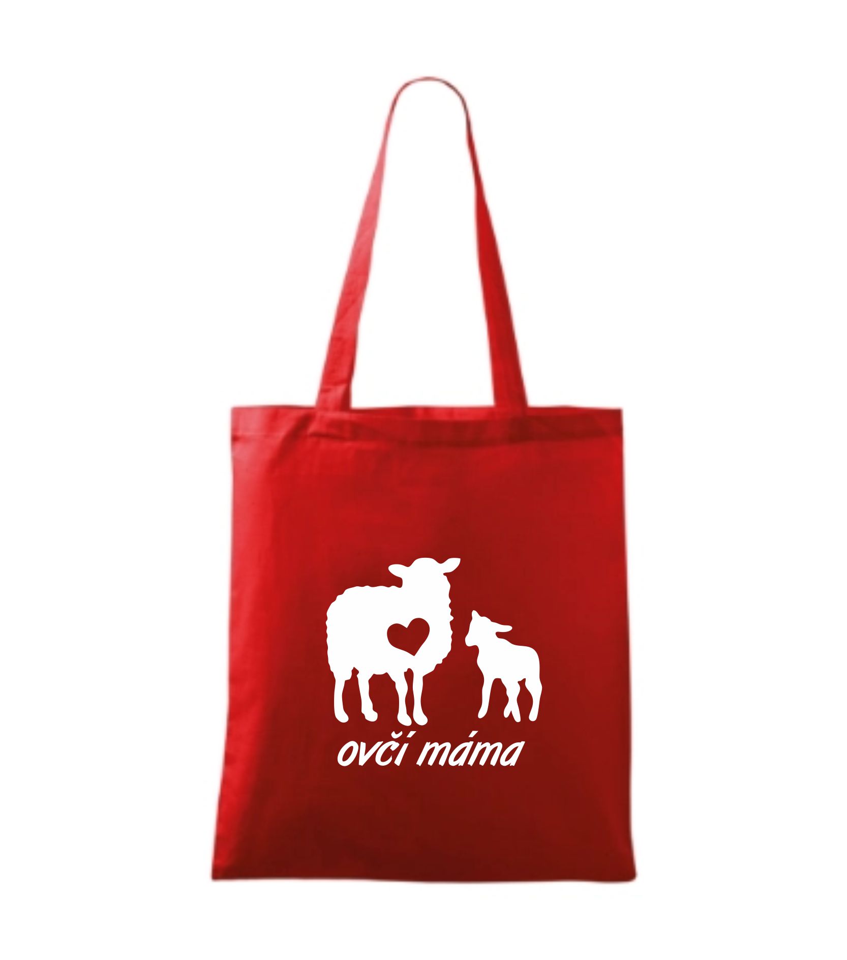Látková taška s motivem ovčí máma