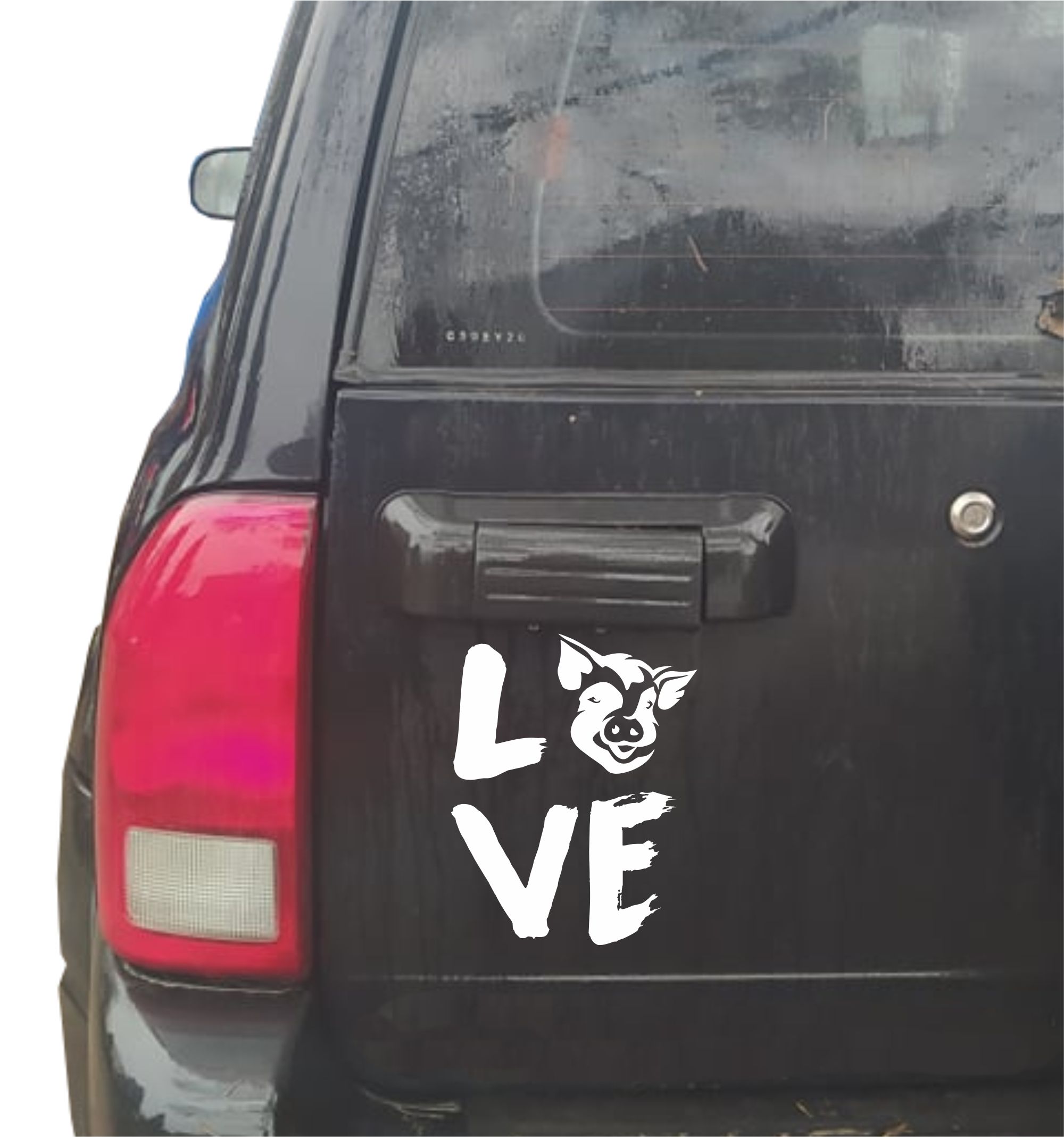 Samolepka love - prase