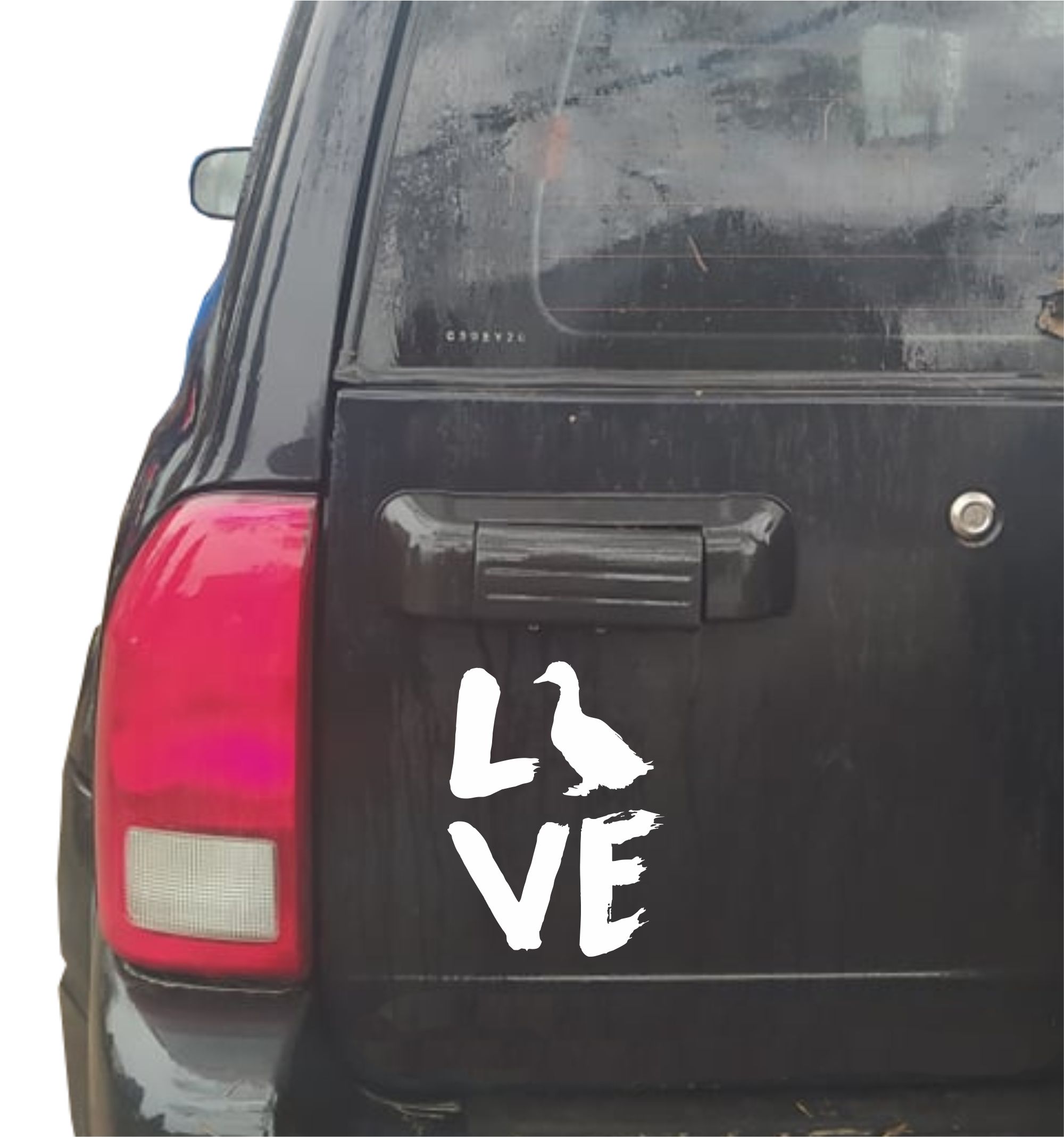 Samolepka love - kachna