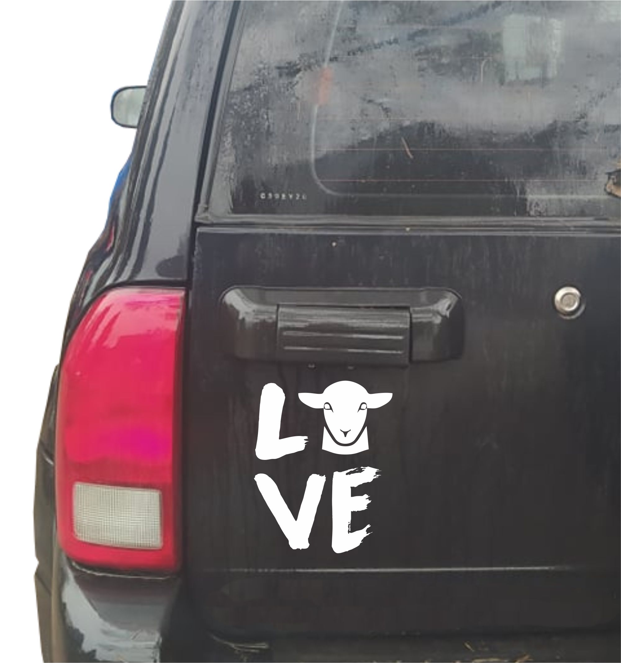 Samolepka love - ovce