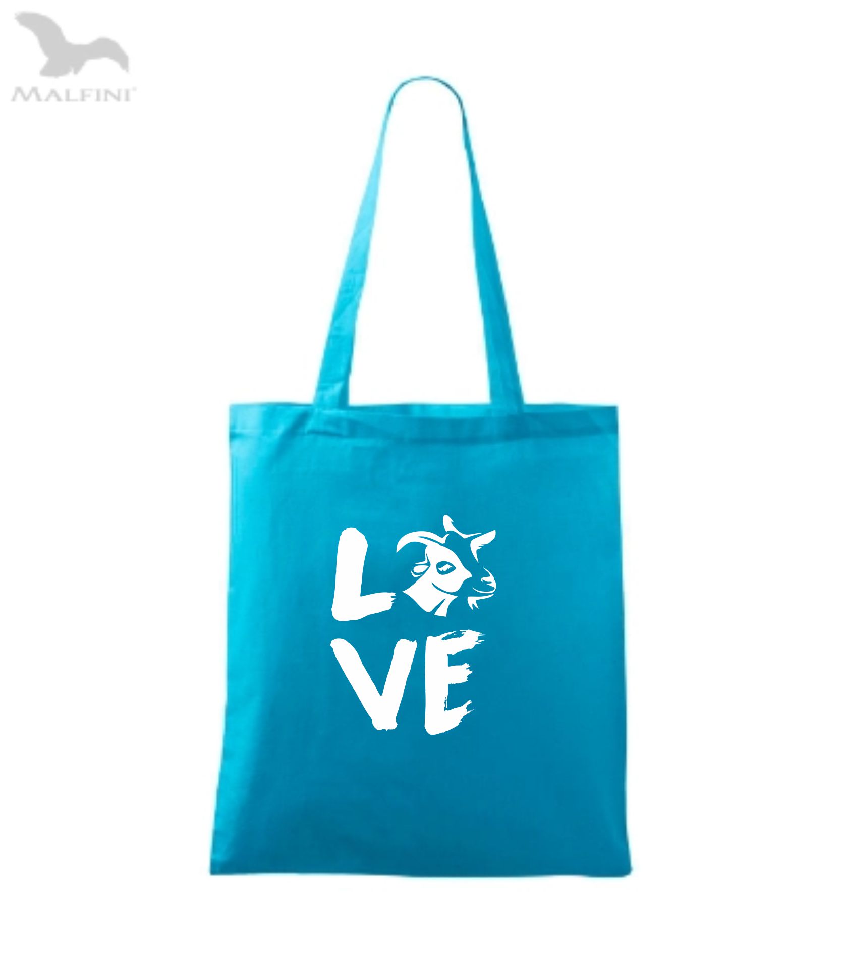 Látková taška love - koza