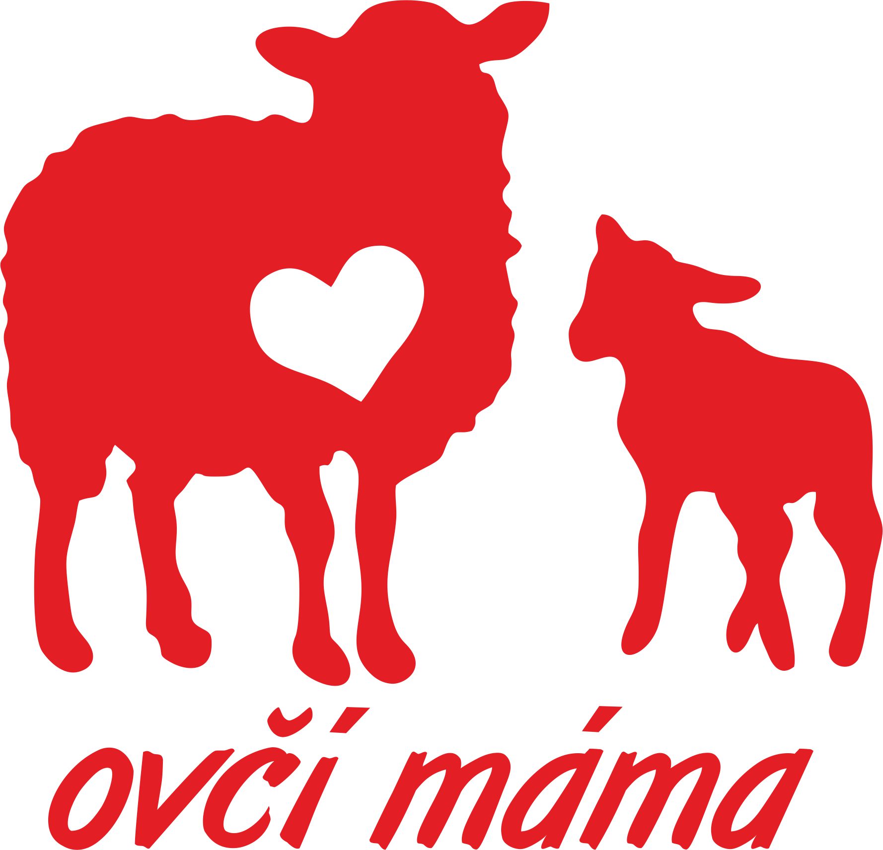 Samolepka ovčí máma