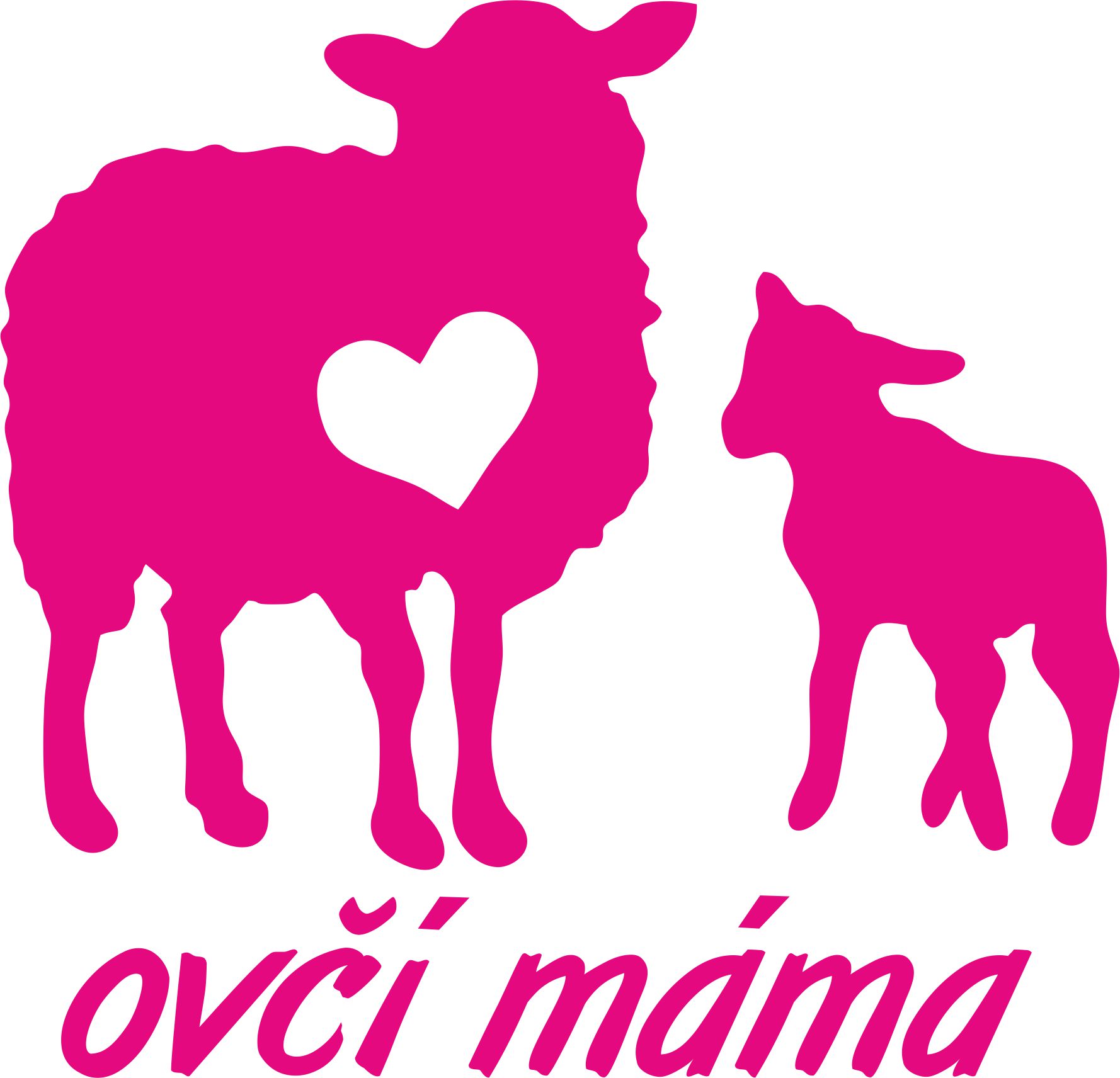 Samolepka ovčí máma