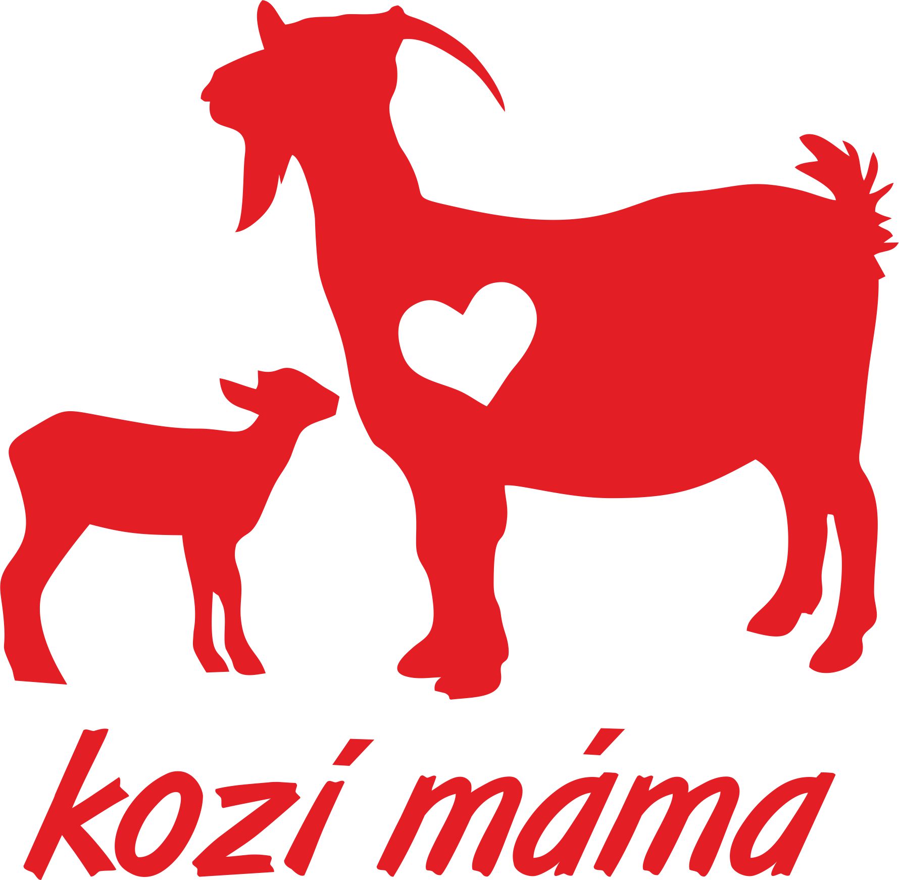 Samolepka kozí máma
