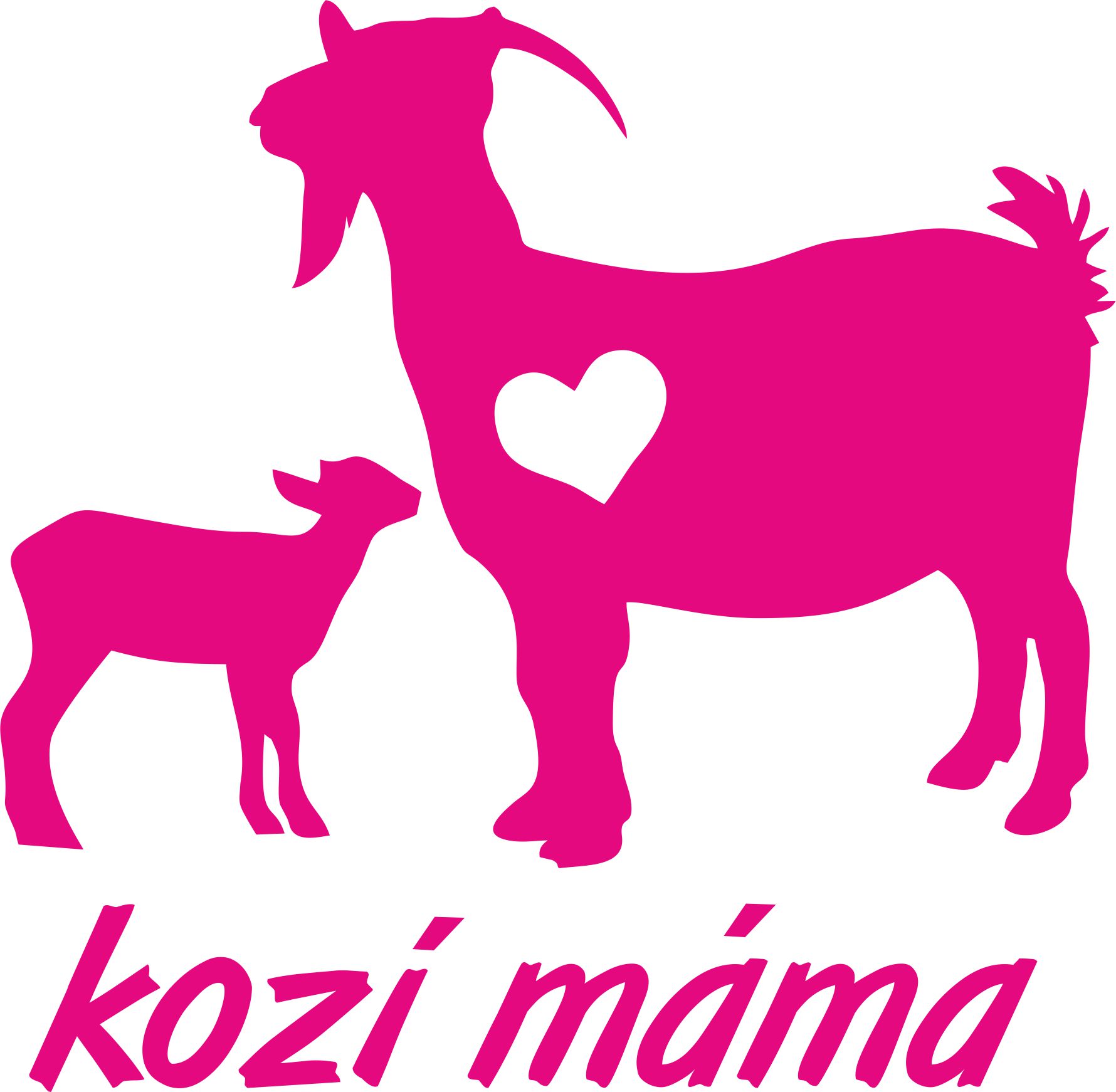 Samolepka kozí máma