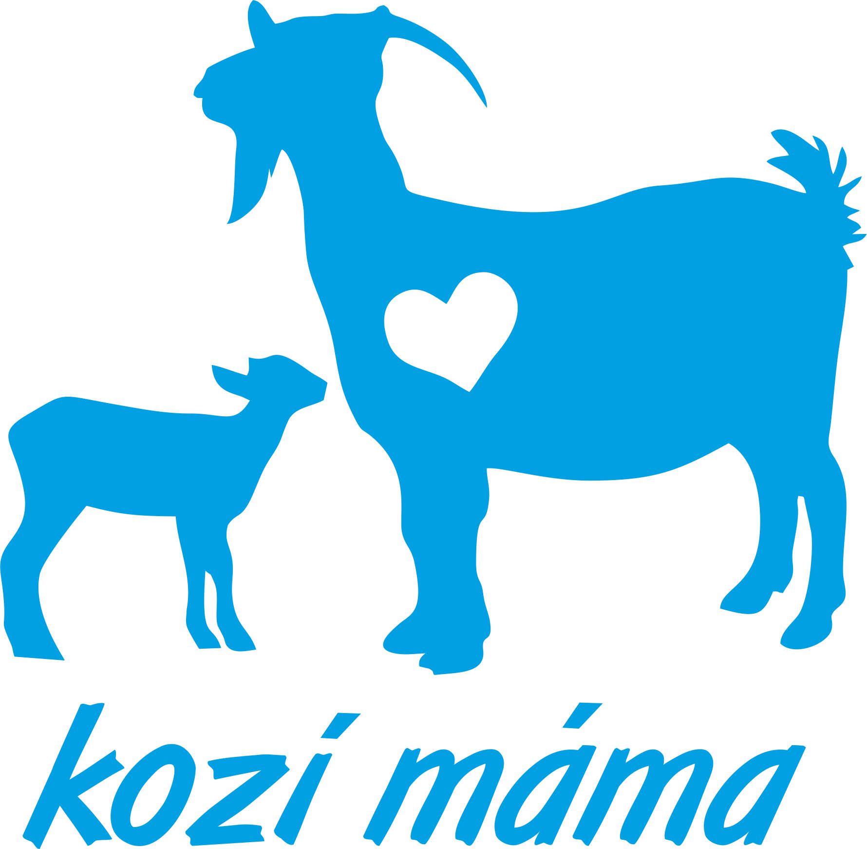 Samolepka kozí máma
