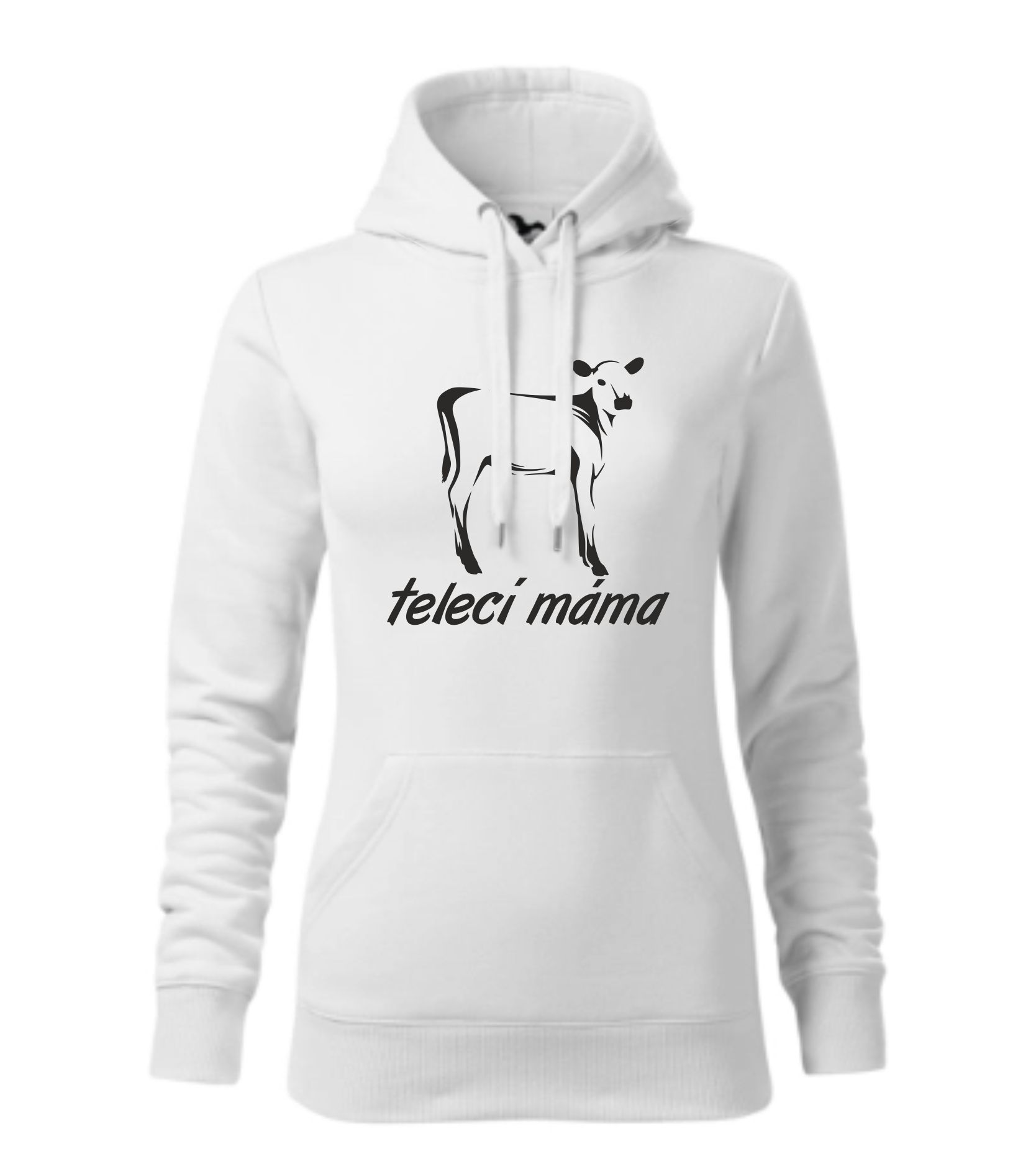 Mikina s motivem telecí máma