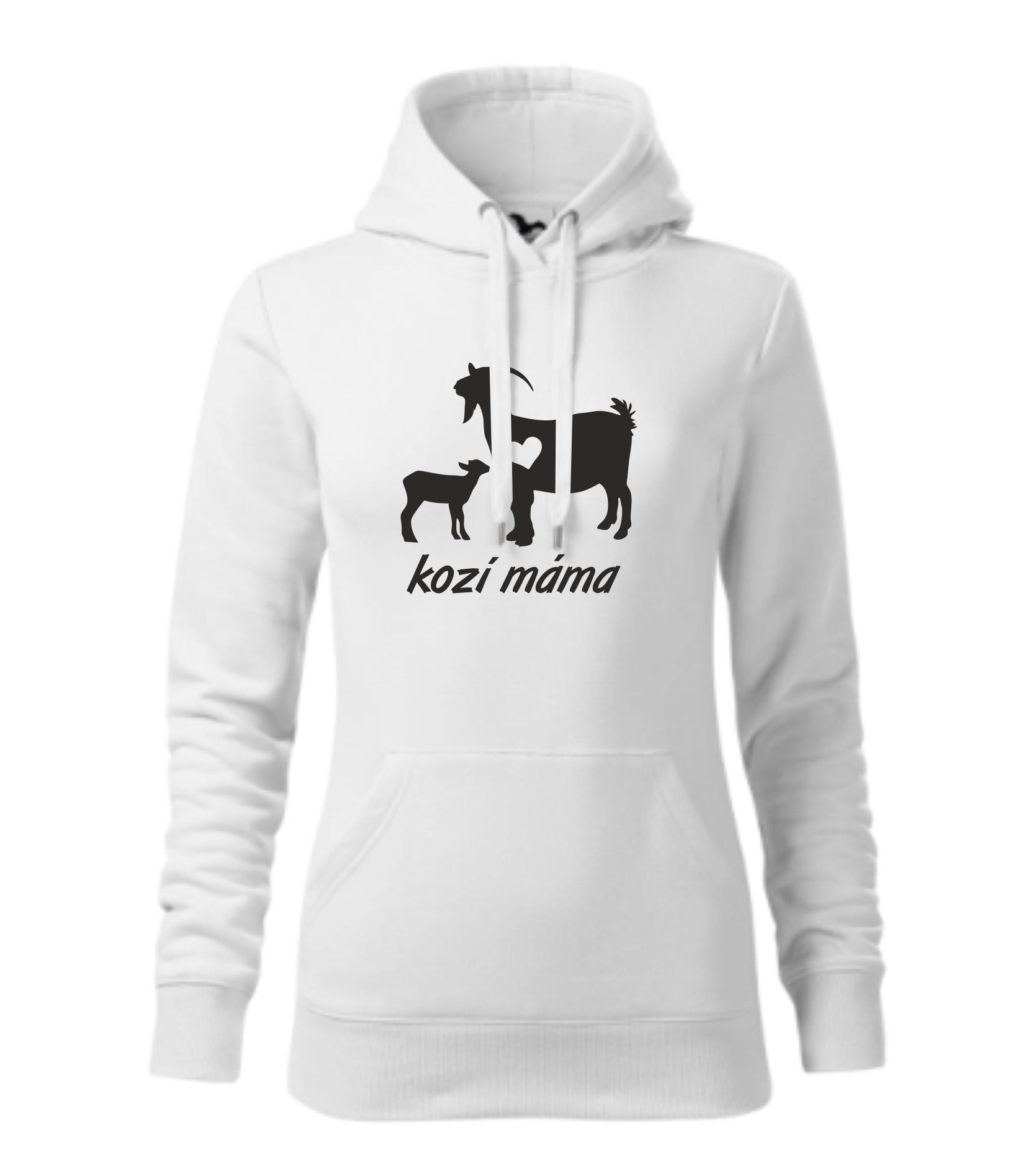 Mikina s motivem kozí máma