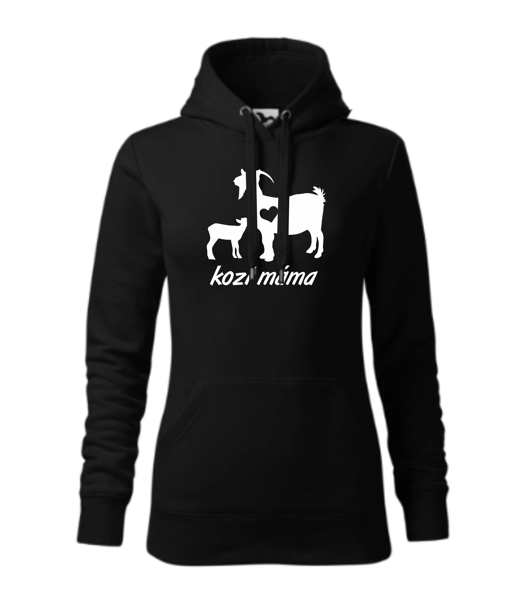 Mikina s motivem kozí máma