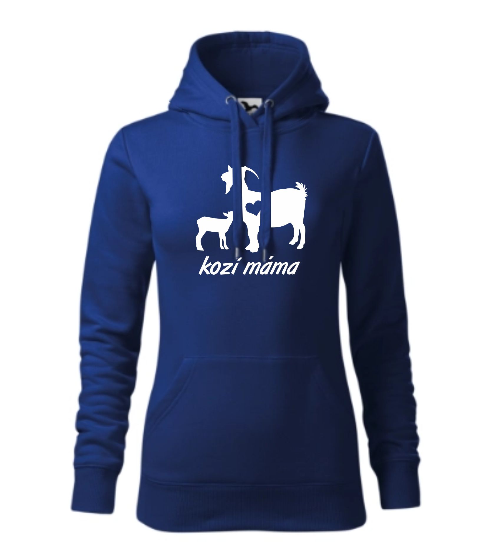 Mikina s motivem kozí máma