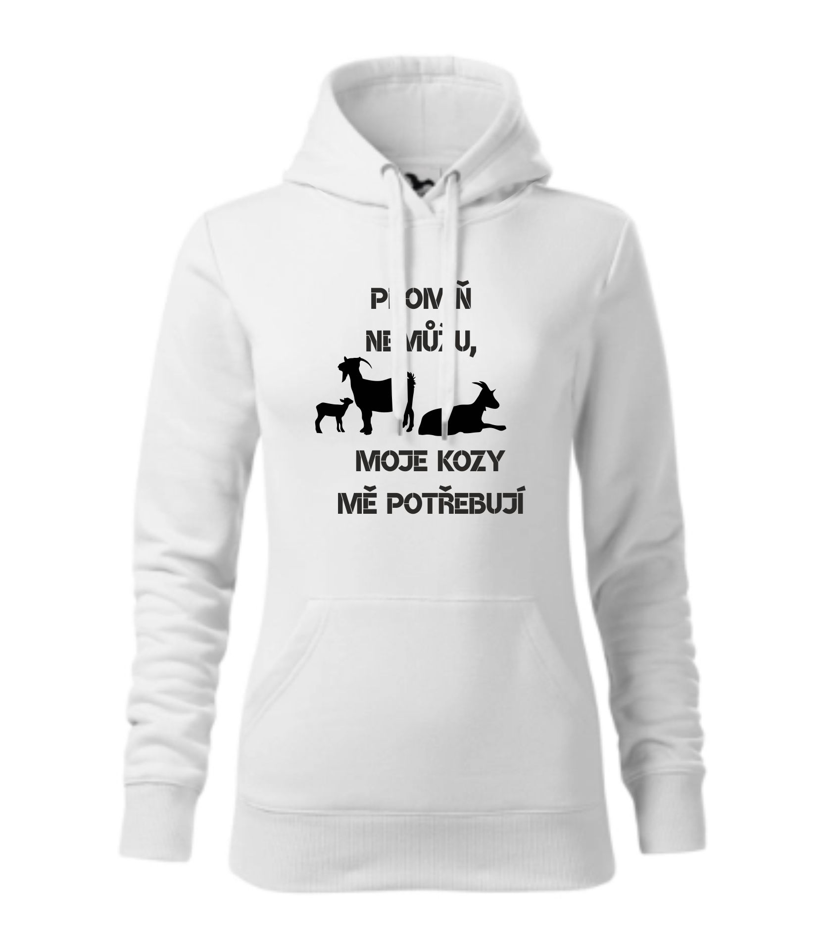 Mikina promiň nemůžu, moje kozy mě potřebují
