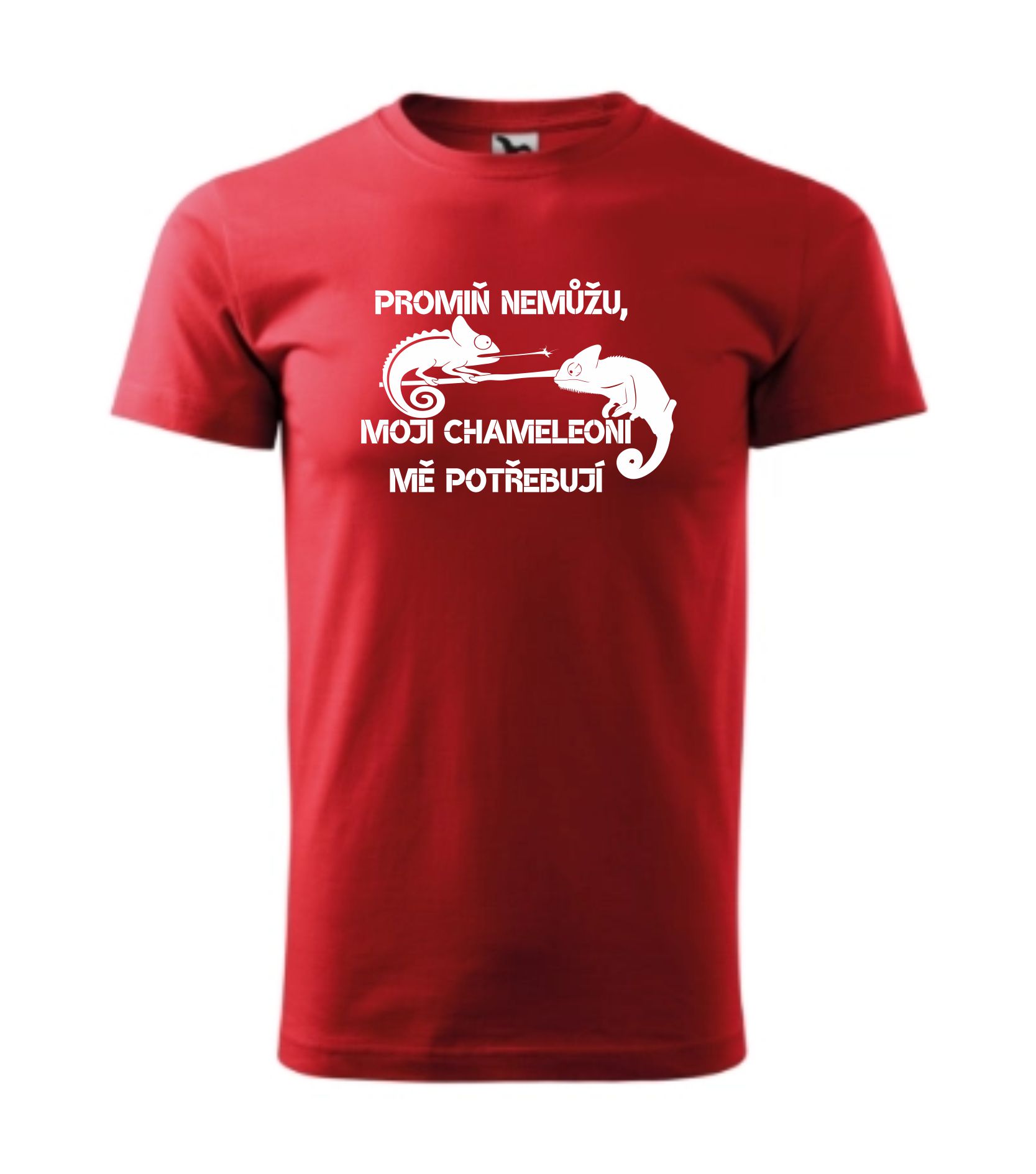 Triko promiň, nemůžu moji chameleoni mě potřebují