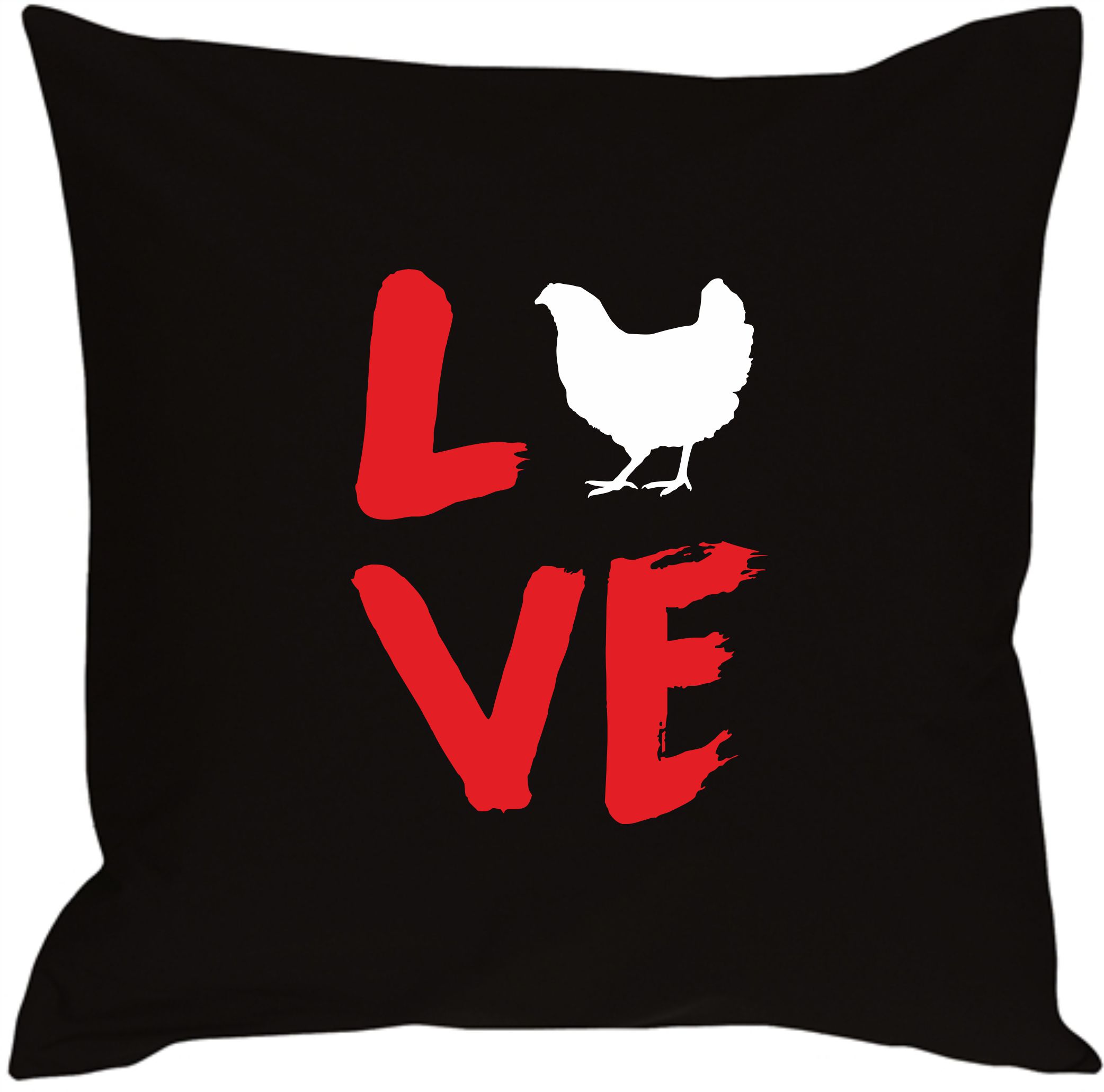 Polštář love - slepice