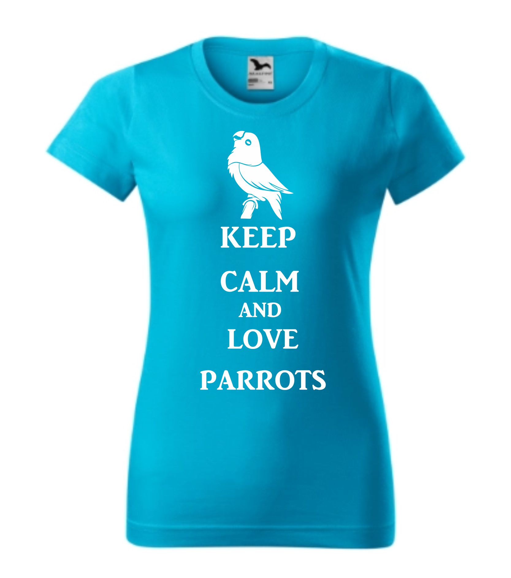 Triko keep calm and love parrots
