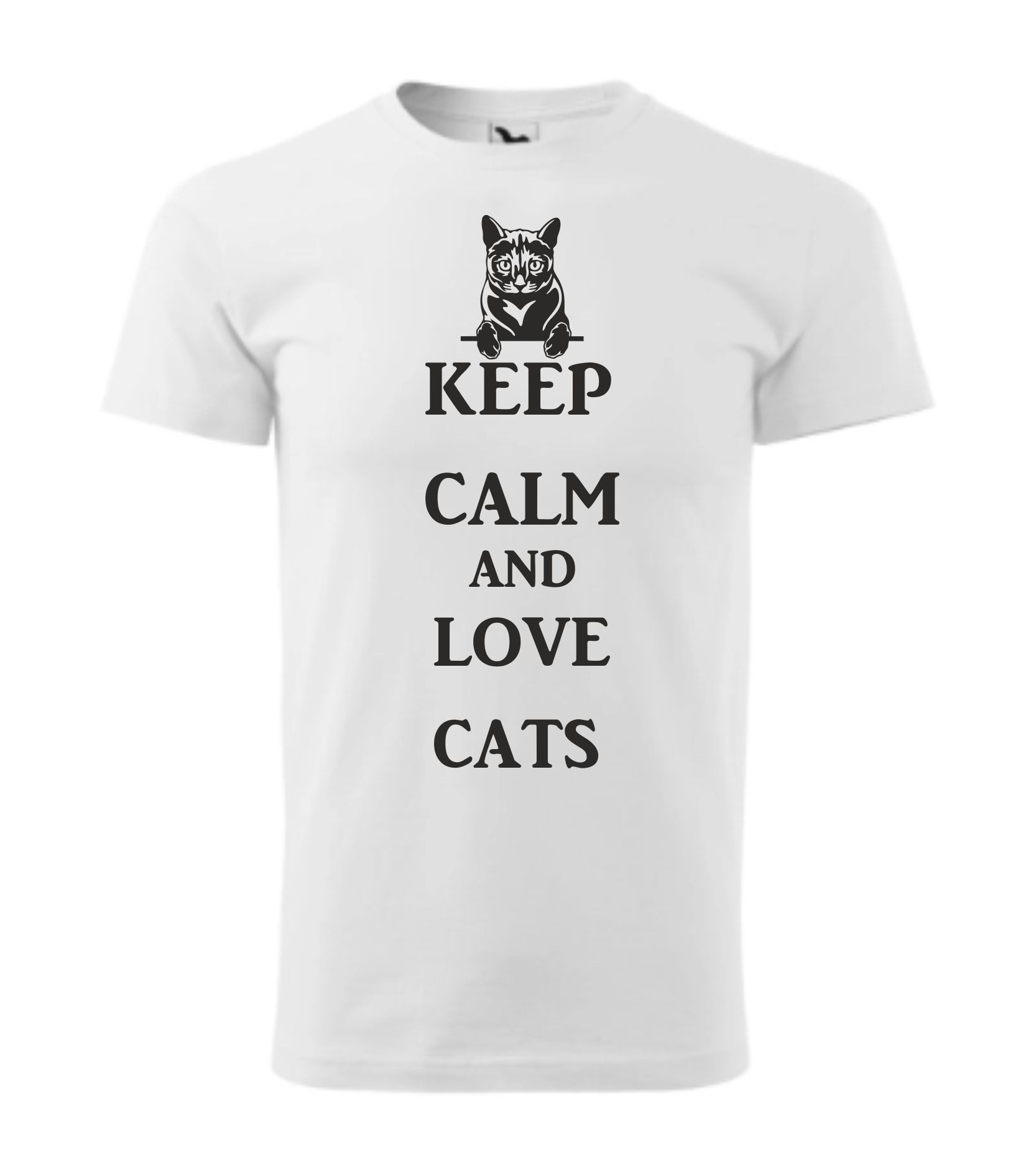 Triko keep calm and love cats