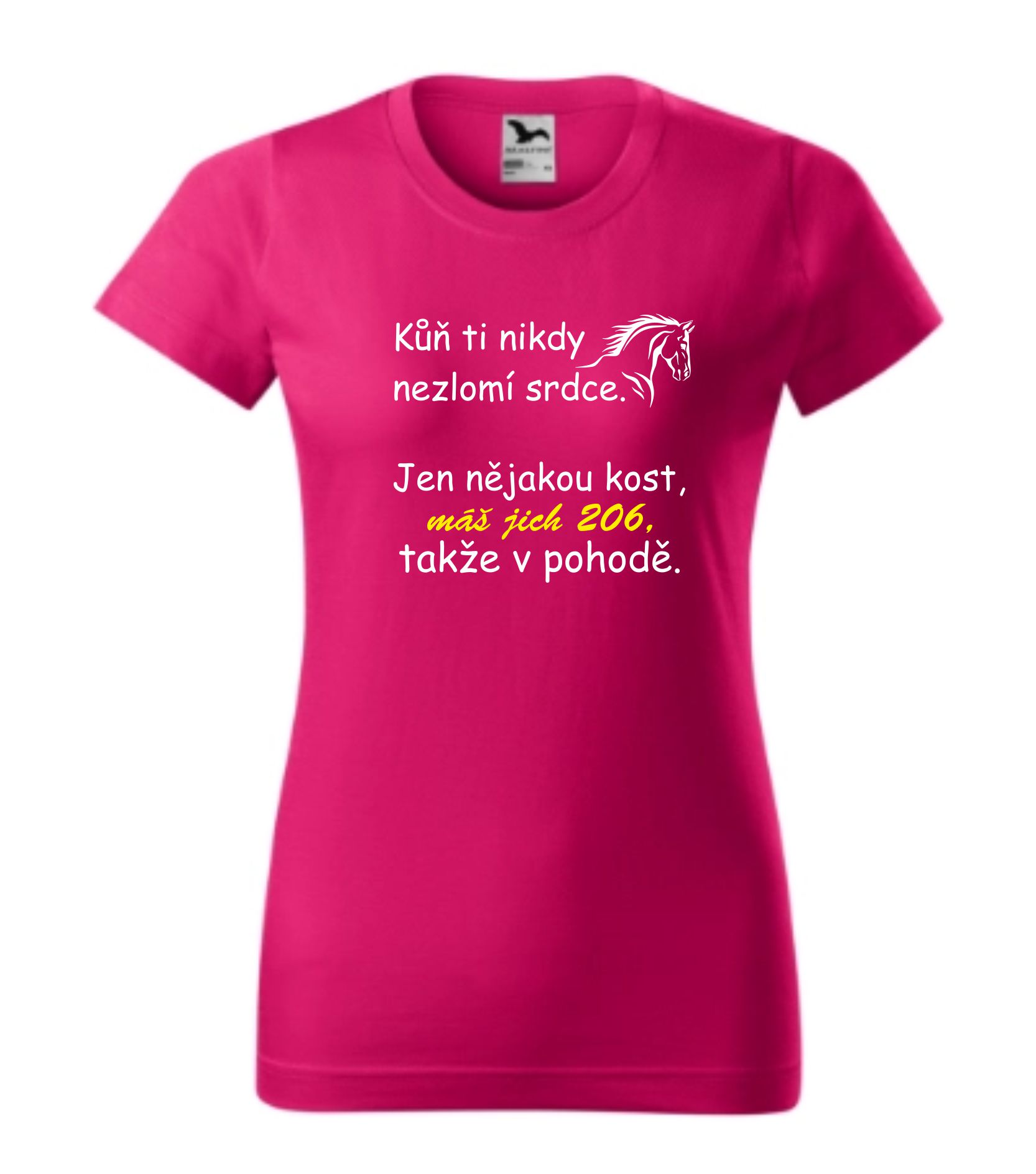 Triko Kůň ti nikdy nezlomí srdce.