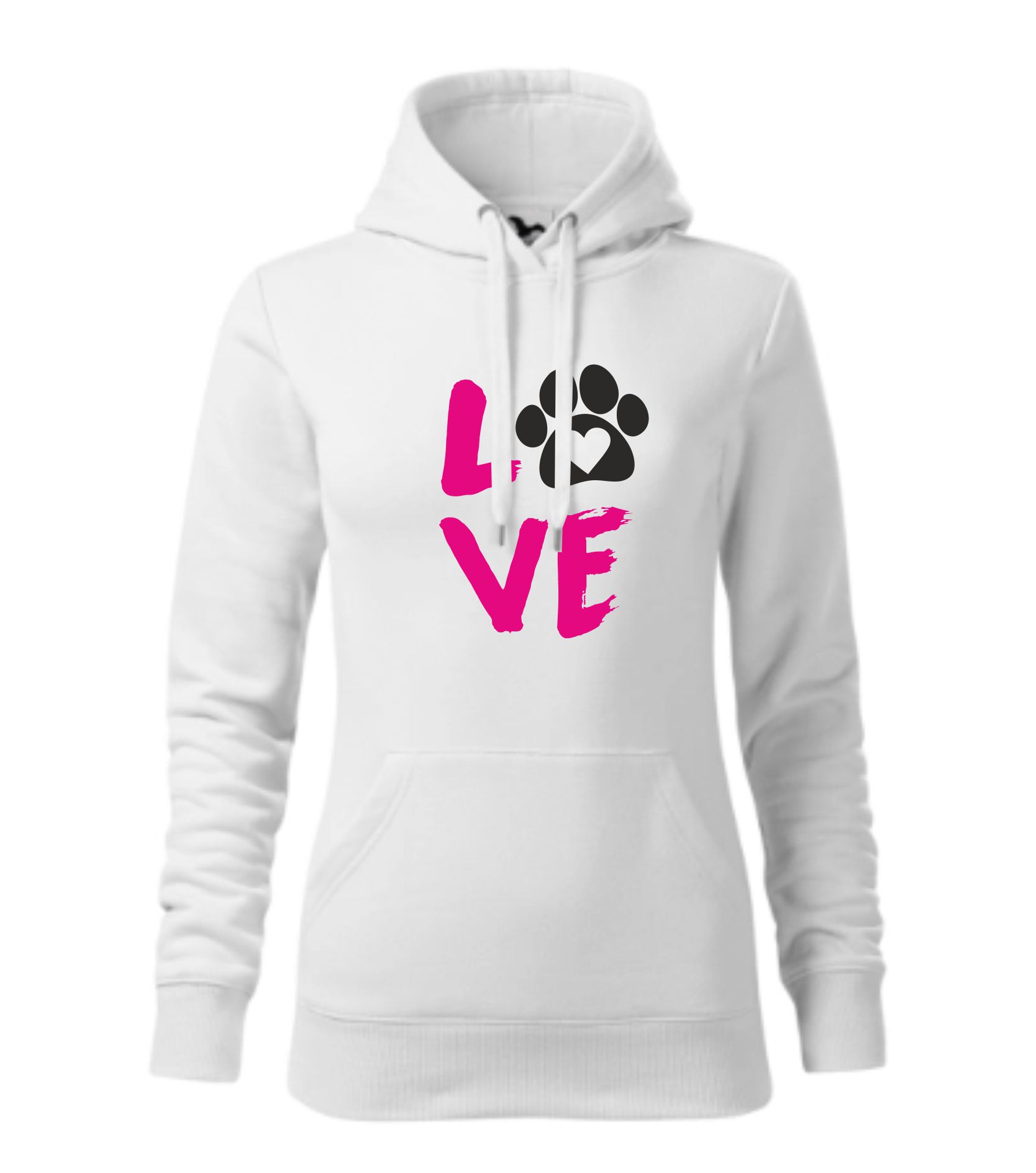 Mikina love - tlapka