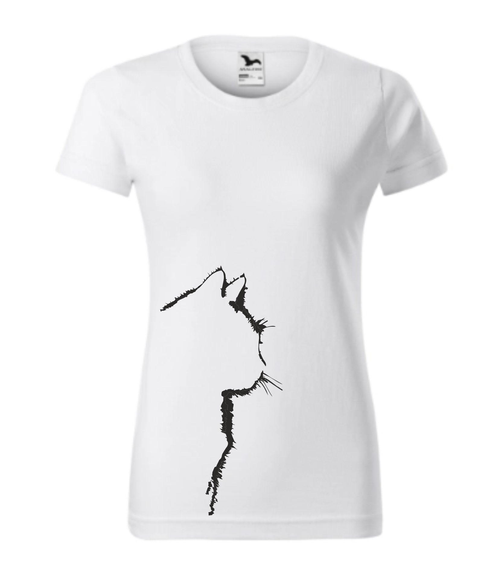 Triko silueta kočka