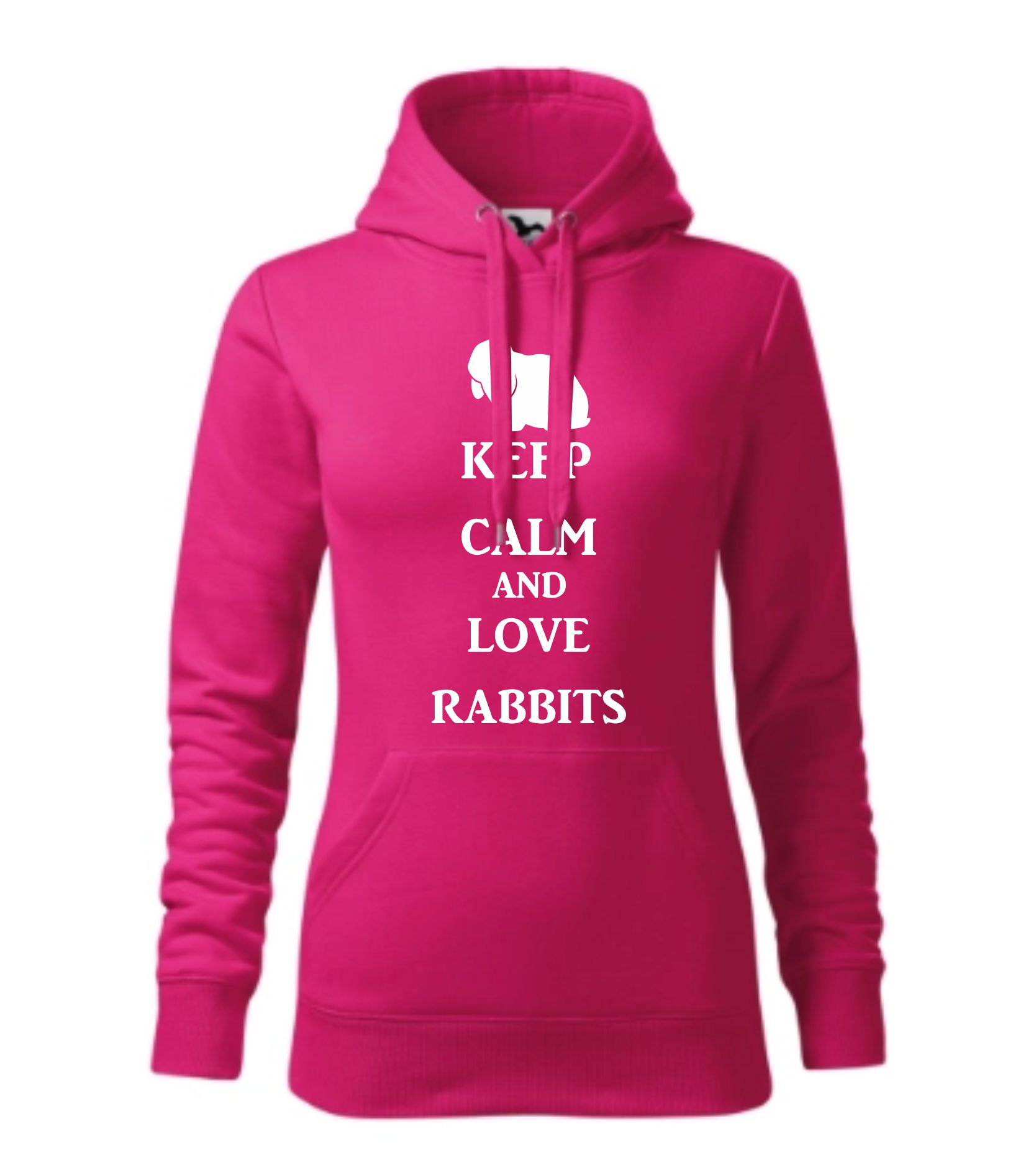 Mikina keep calm and love rabbits