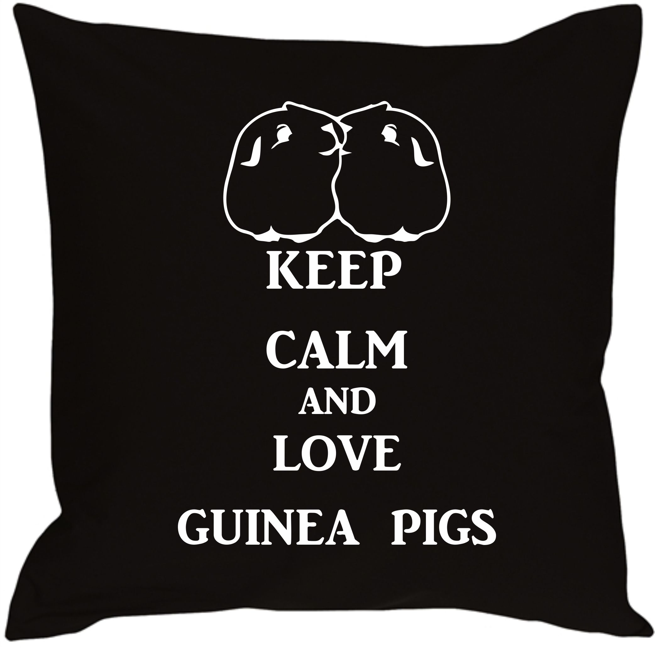 Polštář keep calm and love guinea pigs