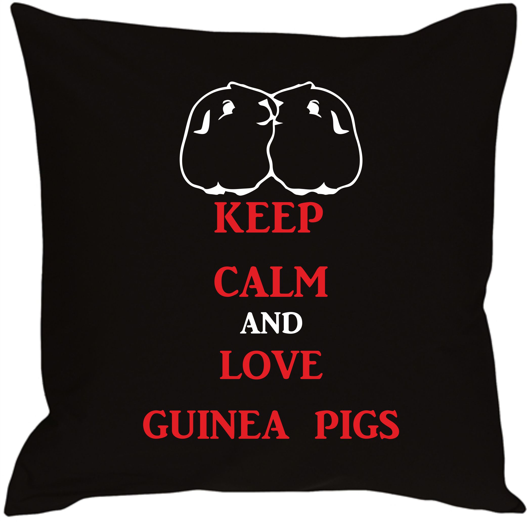 Polštář keep calm and love guinea pigs