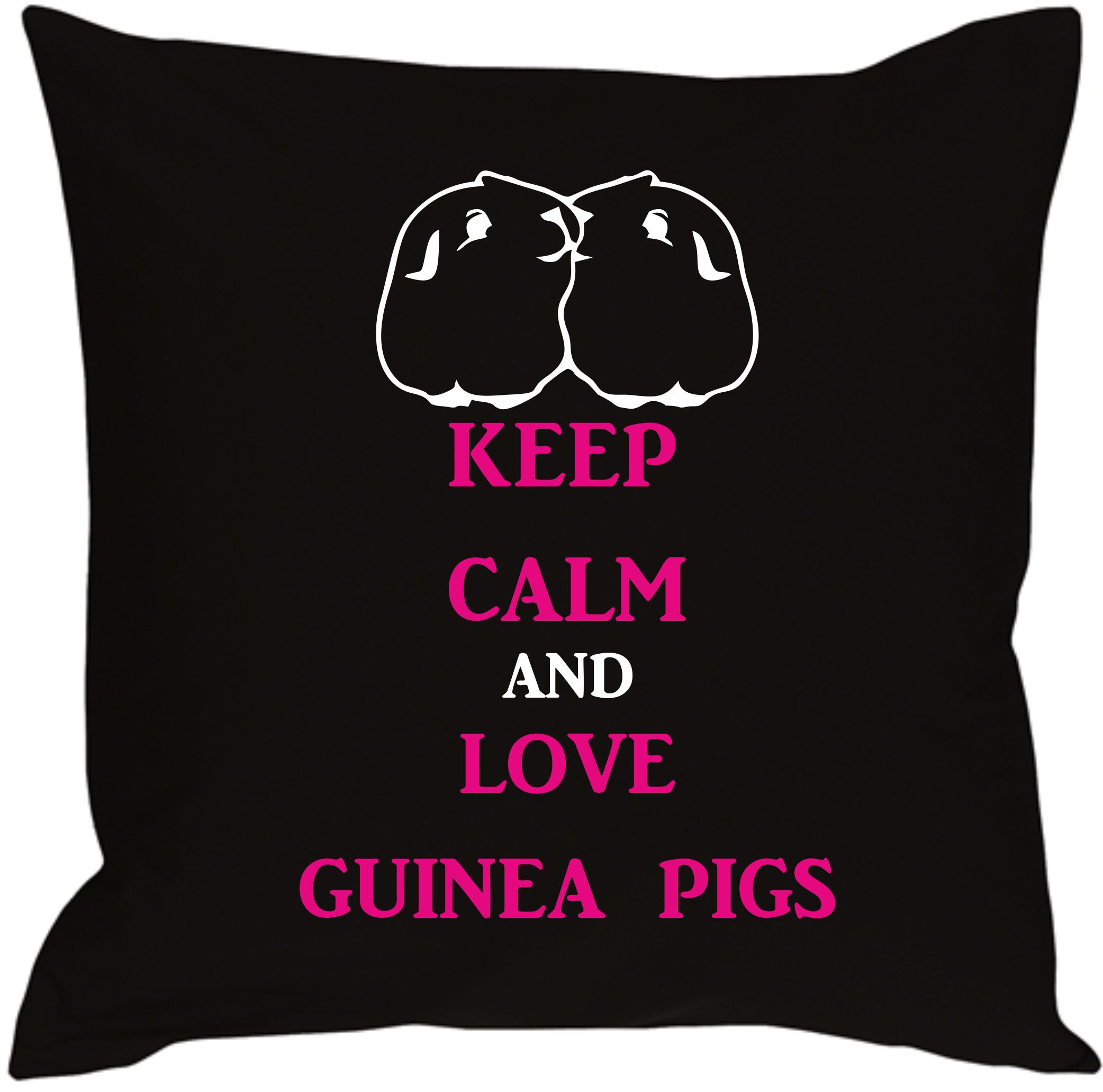Polštář keep calm and love guinea pigs