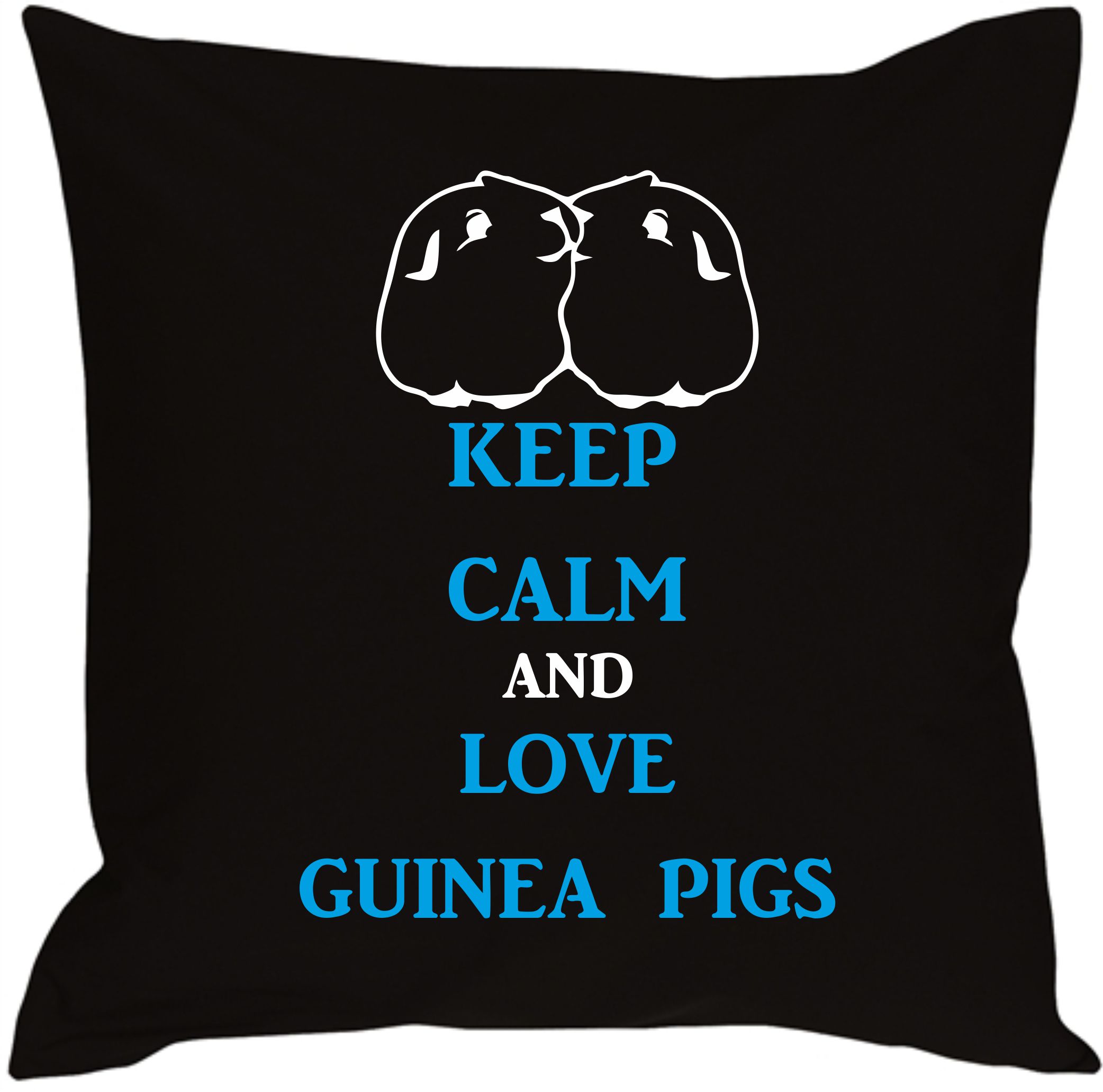 Polštář keep calm and love guinea pigs