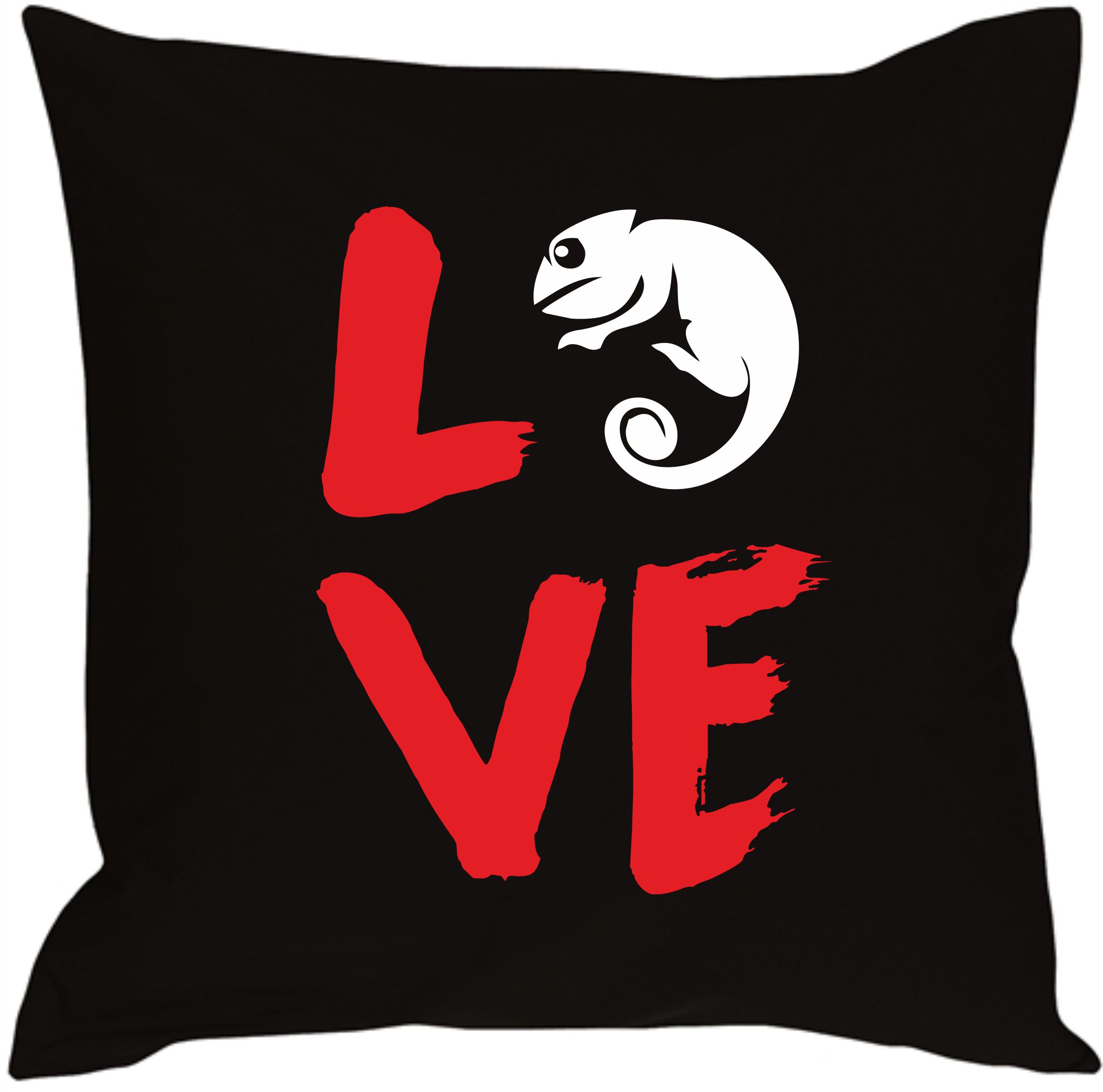 Polštář love - chameleon