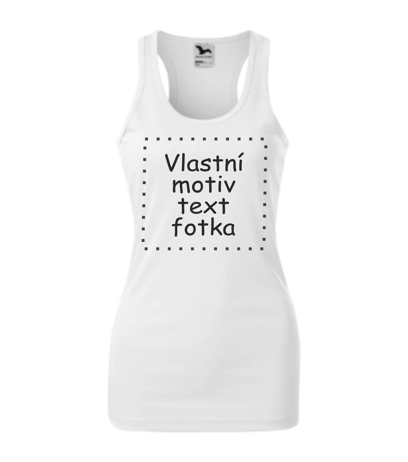 Tílko racer s vlastním potiskem
