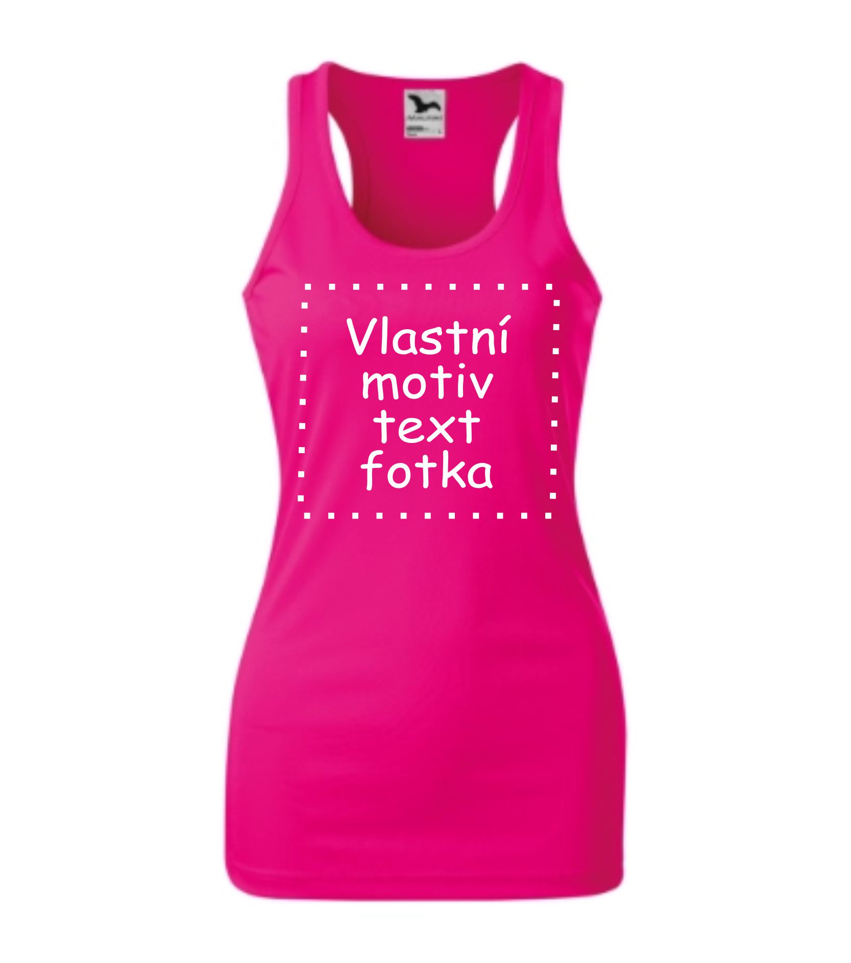 Tílko racer s vlastním potiskem