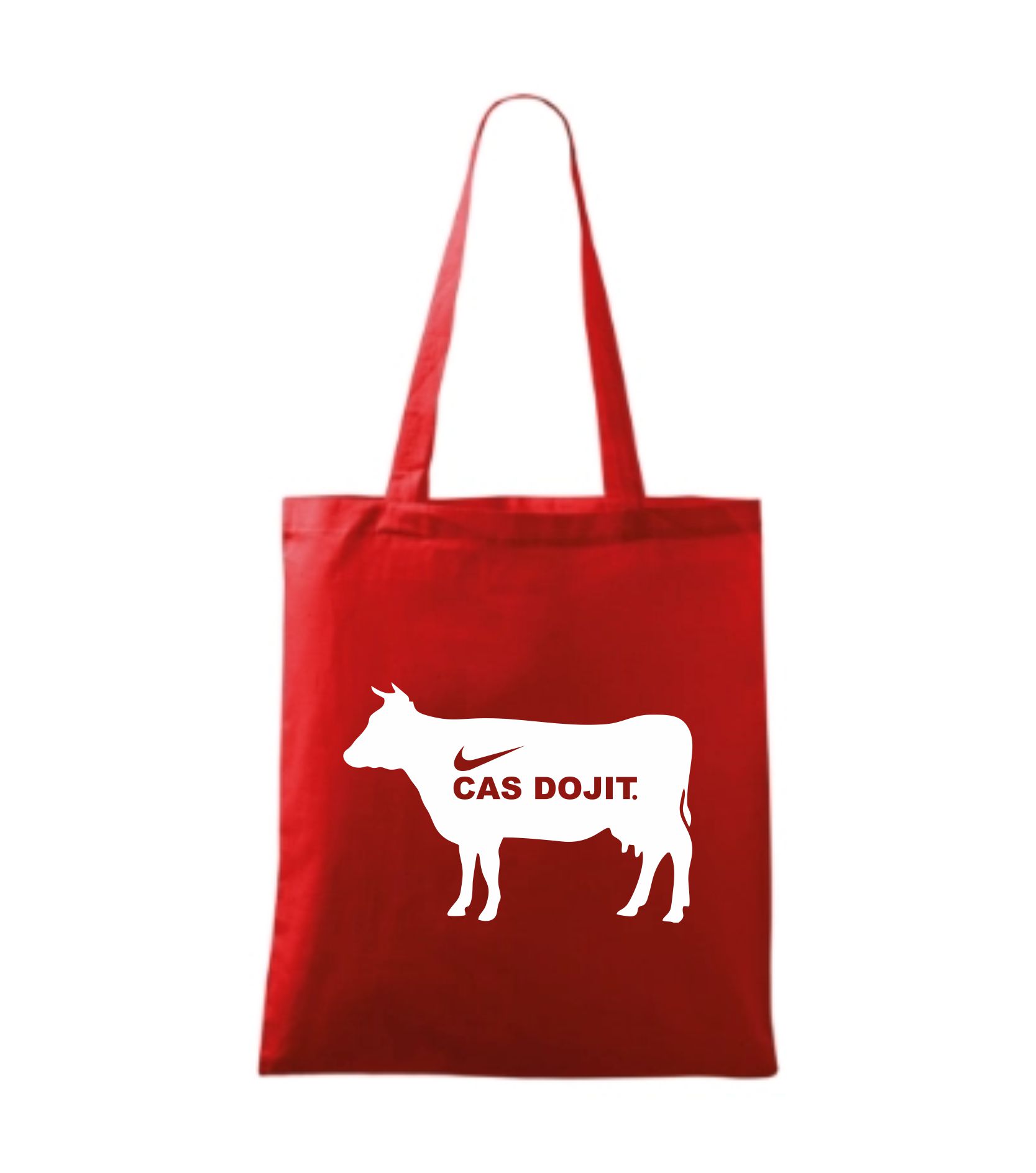 Látková taška čas dojit