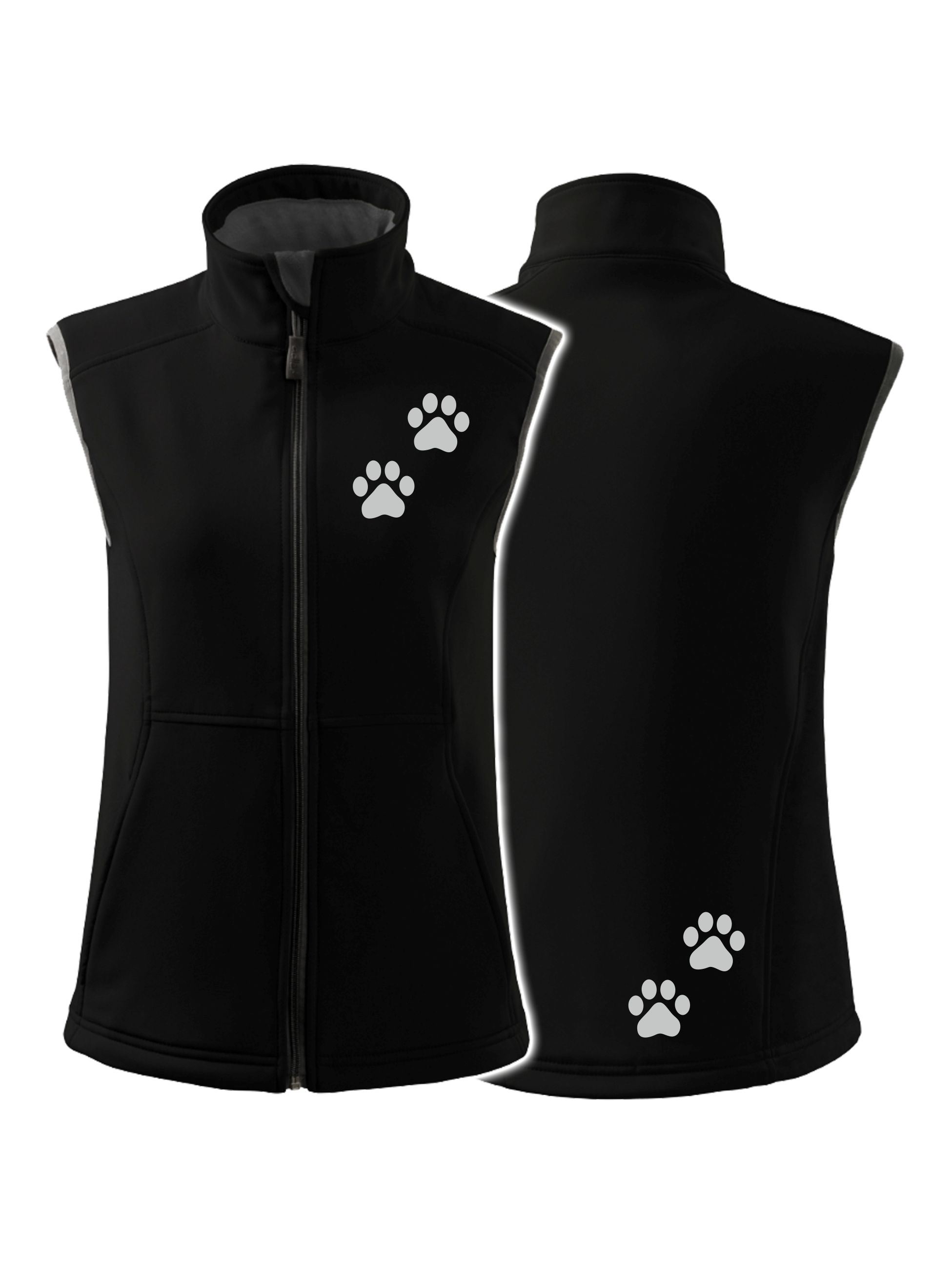 vesta - psí stopy - reflexní